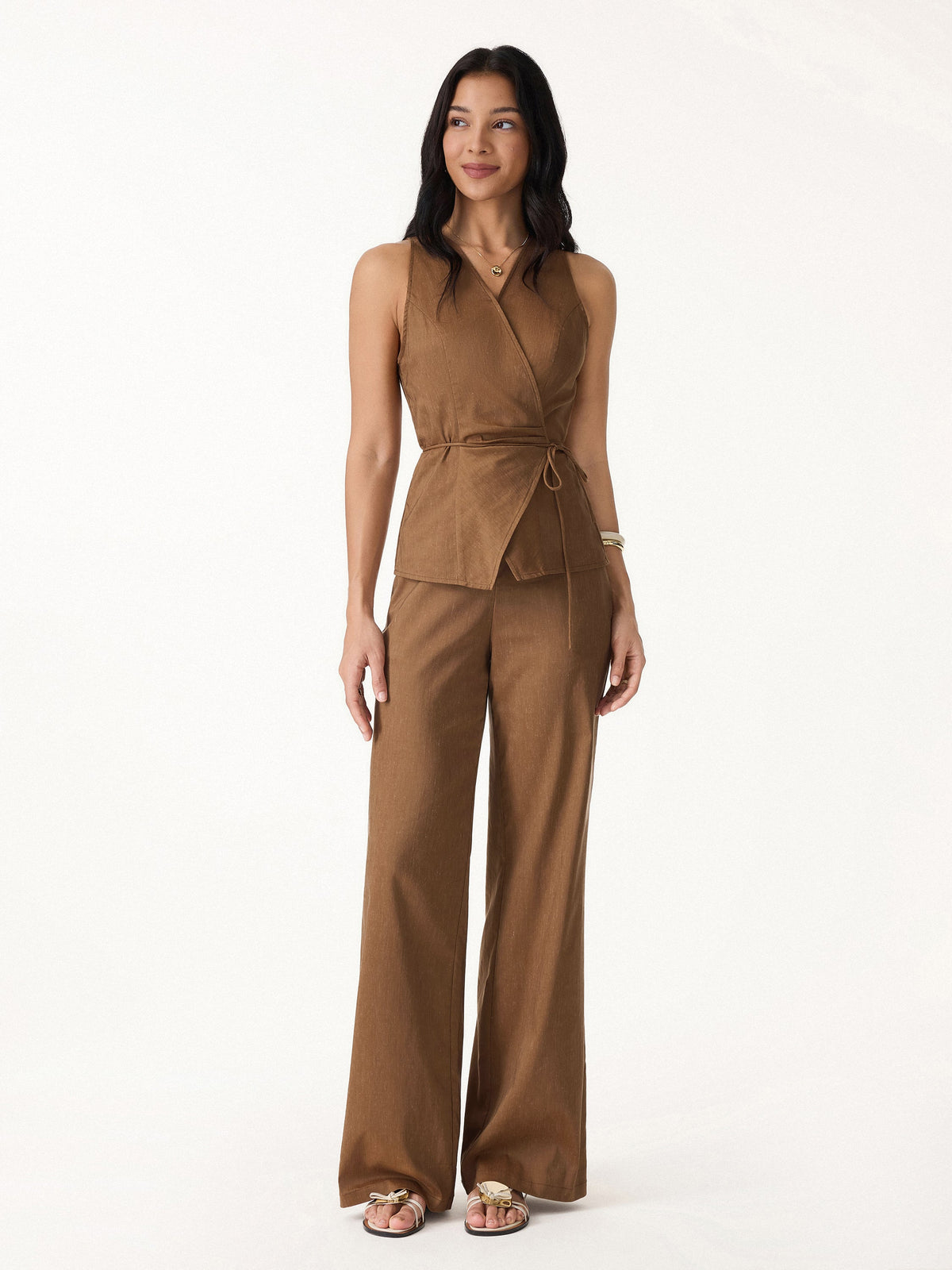Wrap Top with Self-Tie — original photo 7