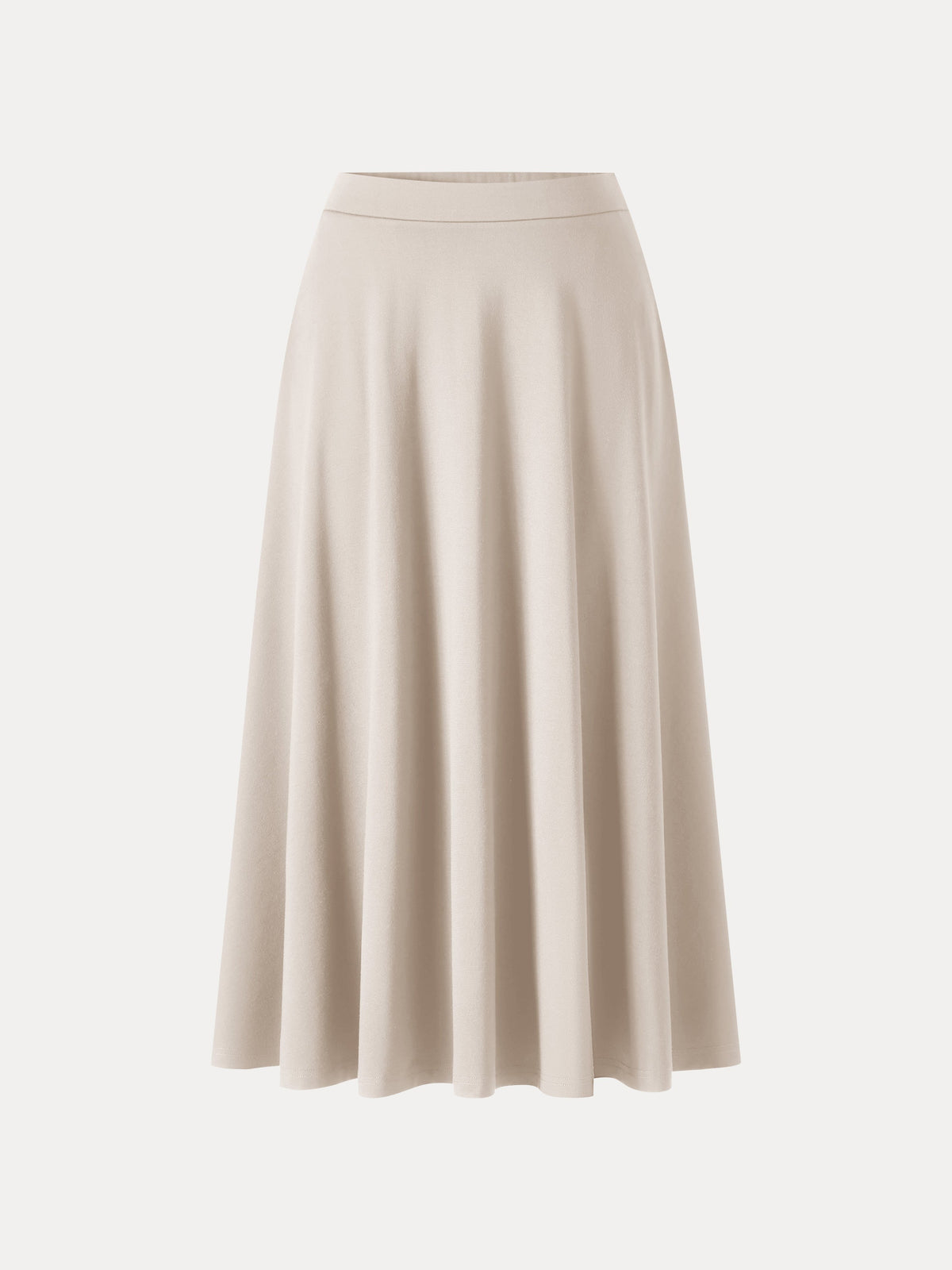 Office Staple Ponte High-Rise Circle Midi Skirt with Pockets — original photo 8