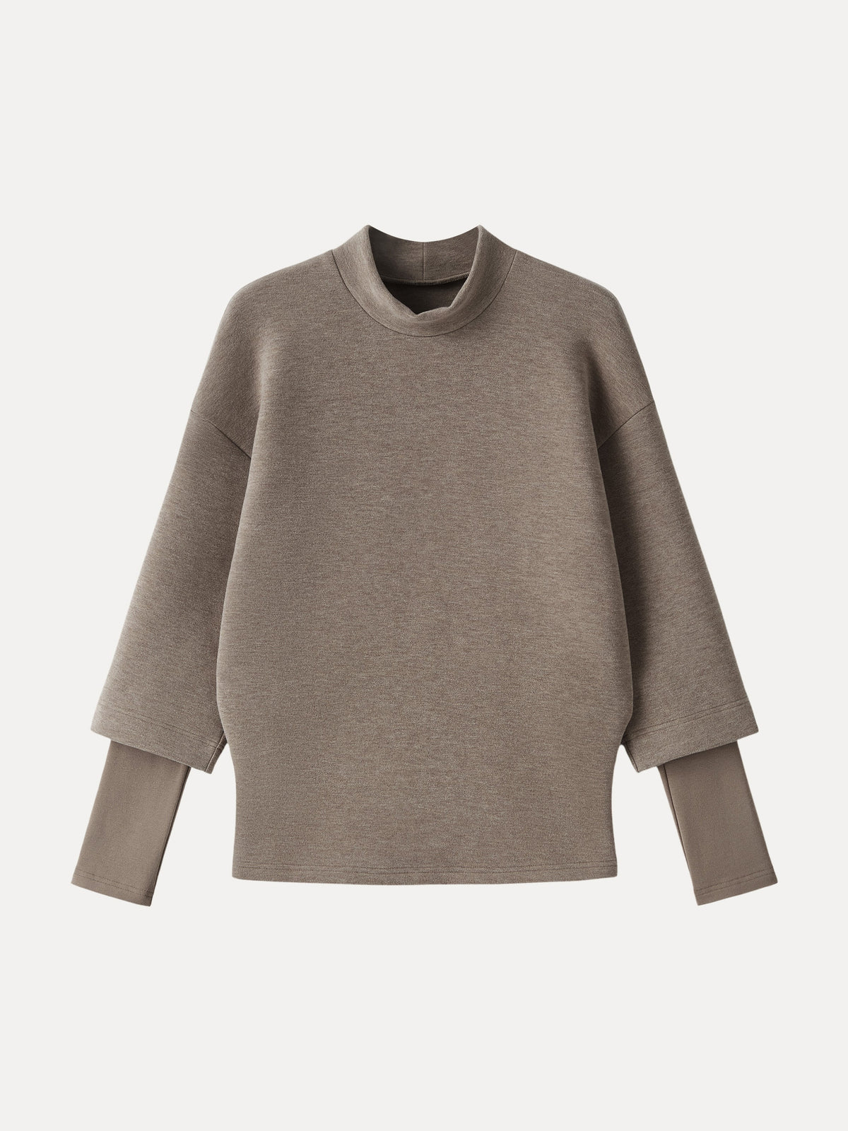 FuzzLuxe Mockneck Sleeve-Warmer Top — original photo 7
