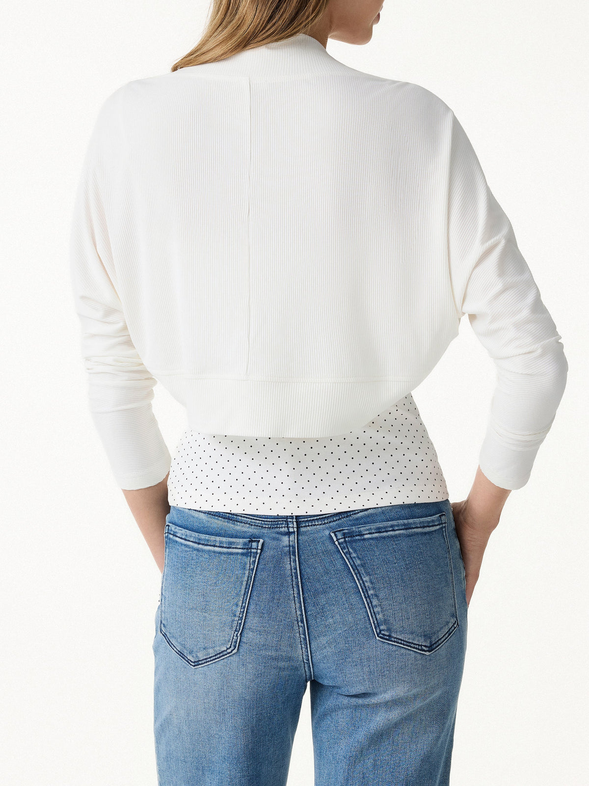Bamboo Blend Breathable Summer Cropped Shrug Cardigan — original photo 4