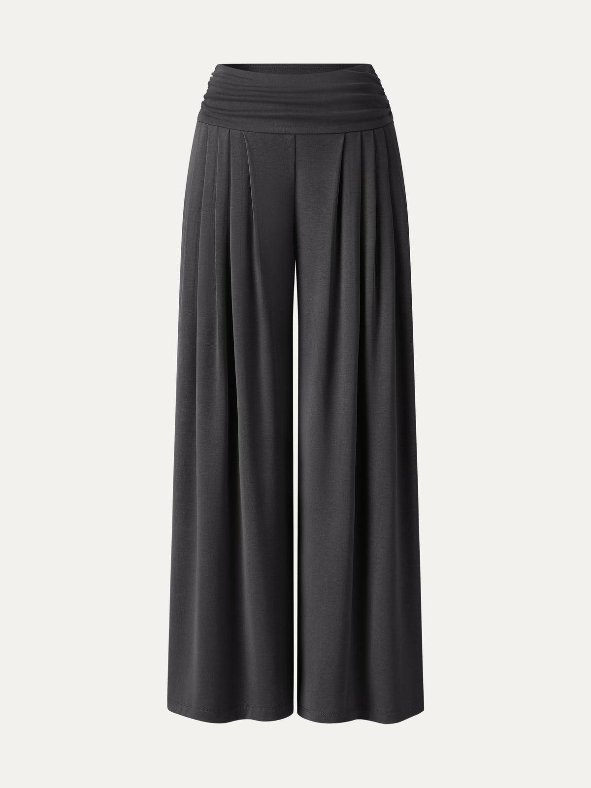 Sandwashed Super Flowy Tucked Palazzo Pant with Pockets — original photo 13