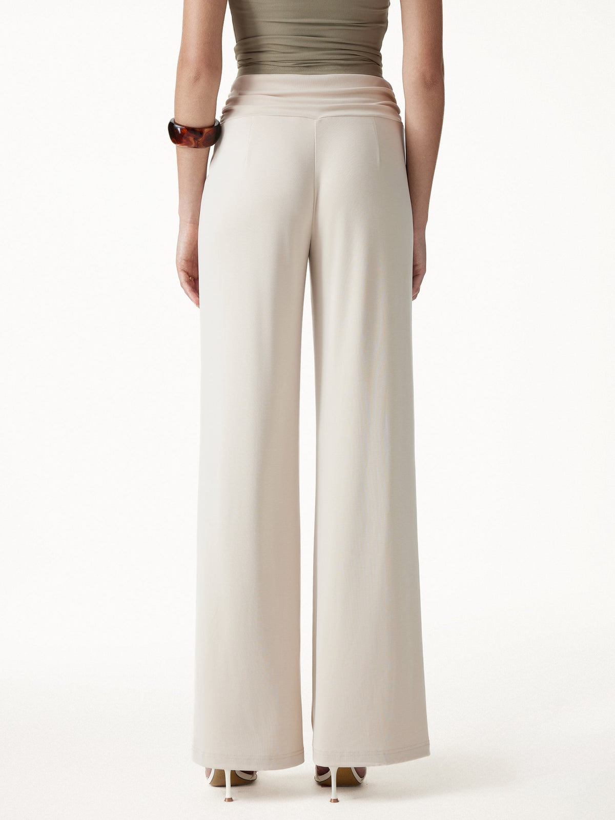 Mid-Rise Relaxed Wide-Leg Lounge Pants — original photo 5