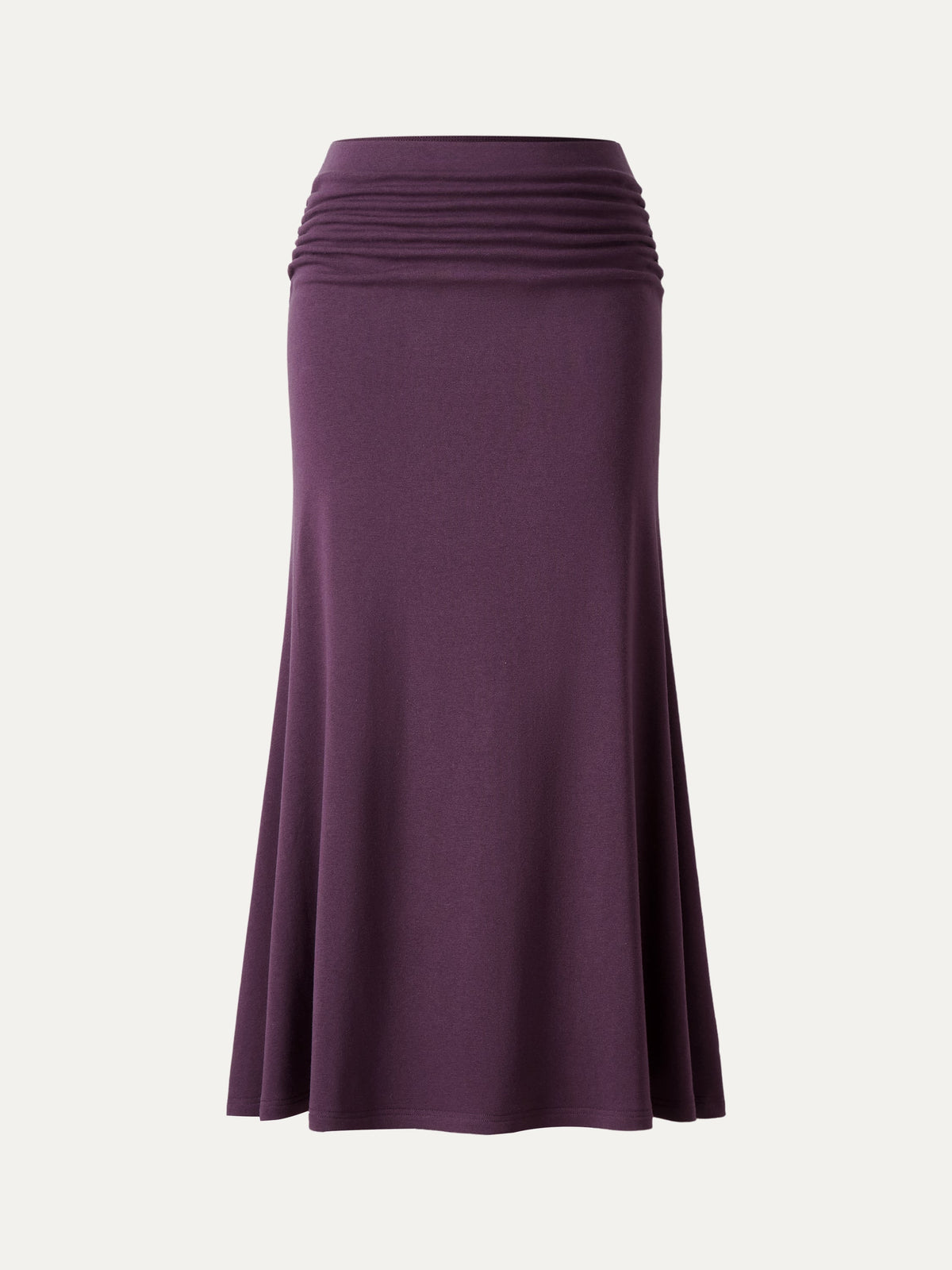 Prowarm Mid-Rise Ruched Flared Midi Skirt — original photo 5