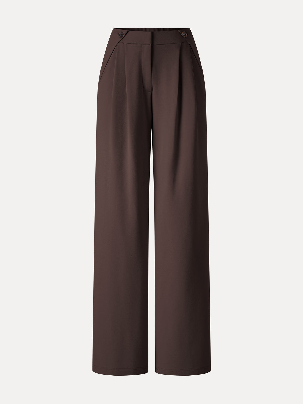 Ponte High-Rise Wide-Leg Gusset Pants with Pockets — original photo 8