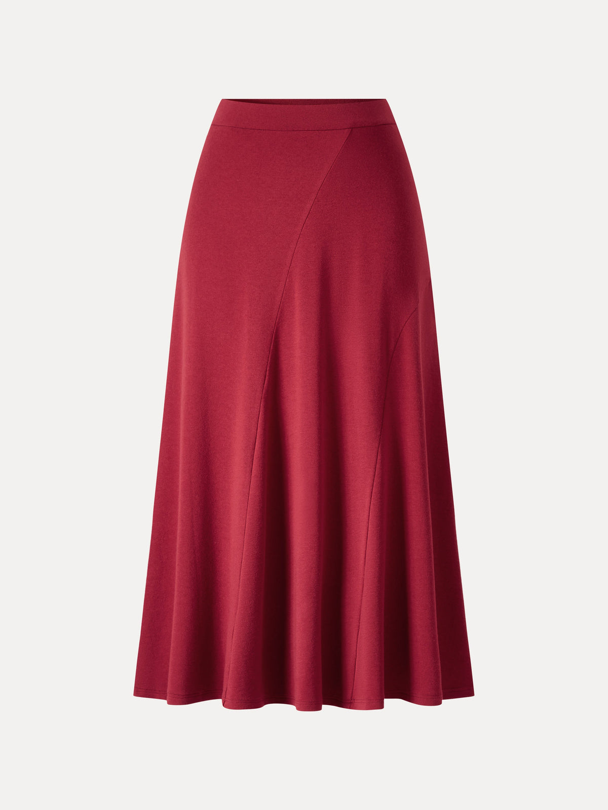 LiteWarm High-Rise Curved-Seam A-Line Midi Skirt — original photo 6