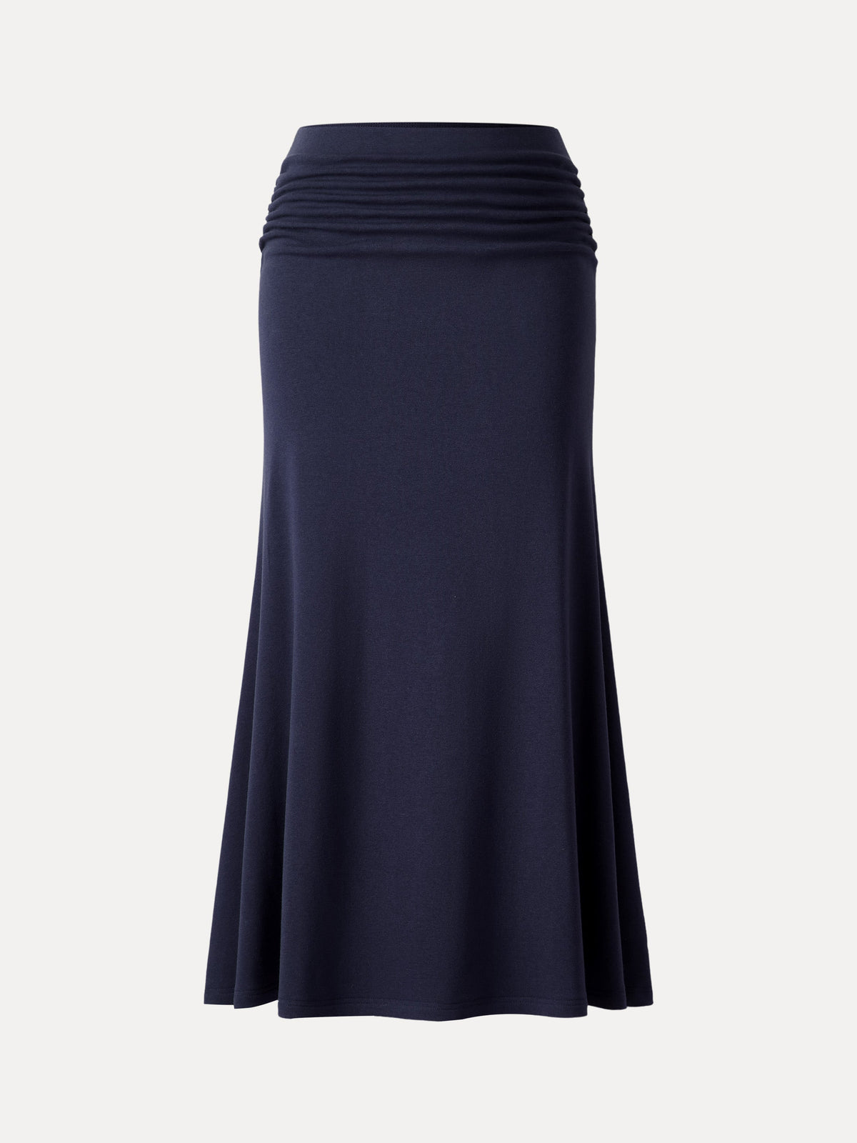 Prowarm Mid-Rise Ruched Flared Midi Skirt — original photo 9