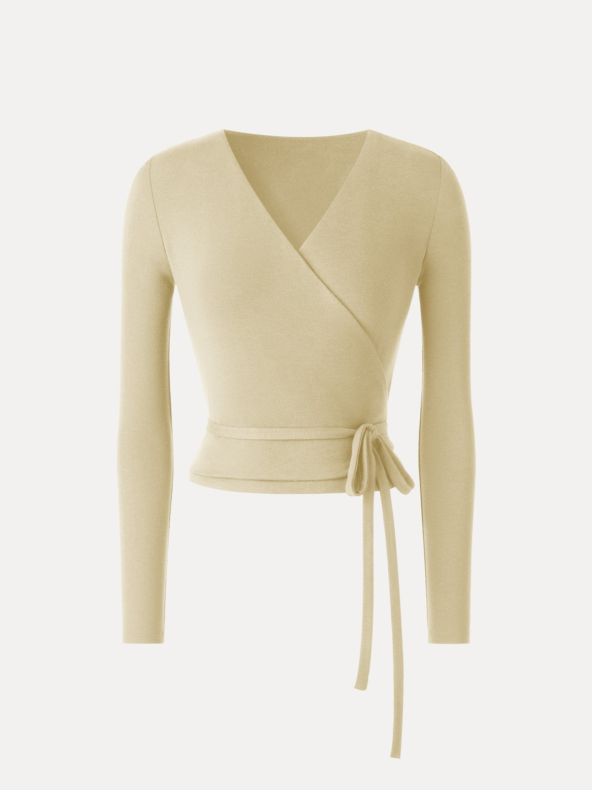 LiteWarm Cashmere Blend Reversible Wrap Tie-Waist Cardigan — original photo 8