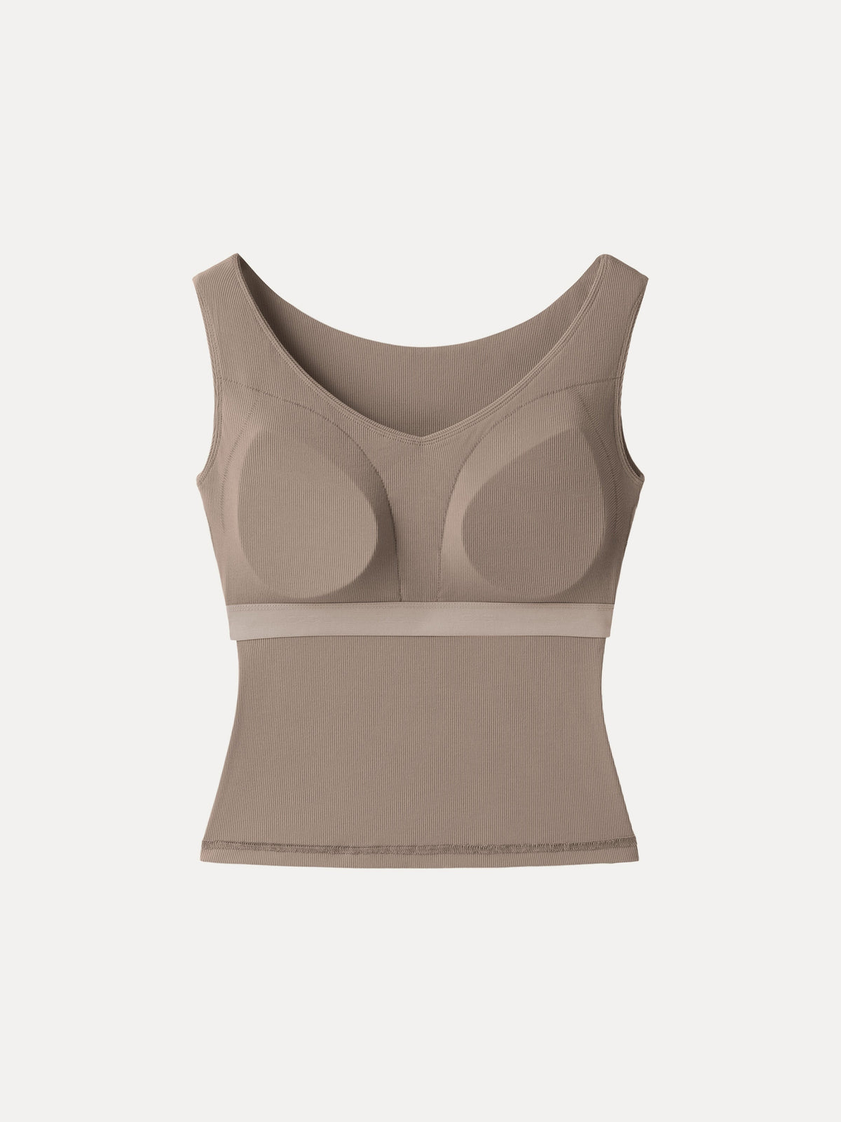 Essential V-neck New Airy Built-In Bra Top — original photo 7