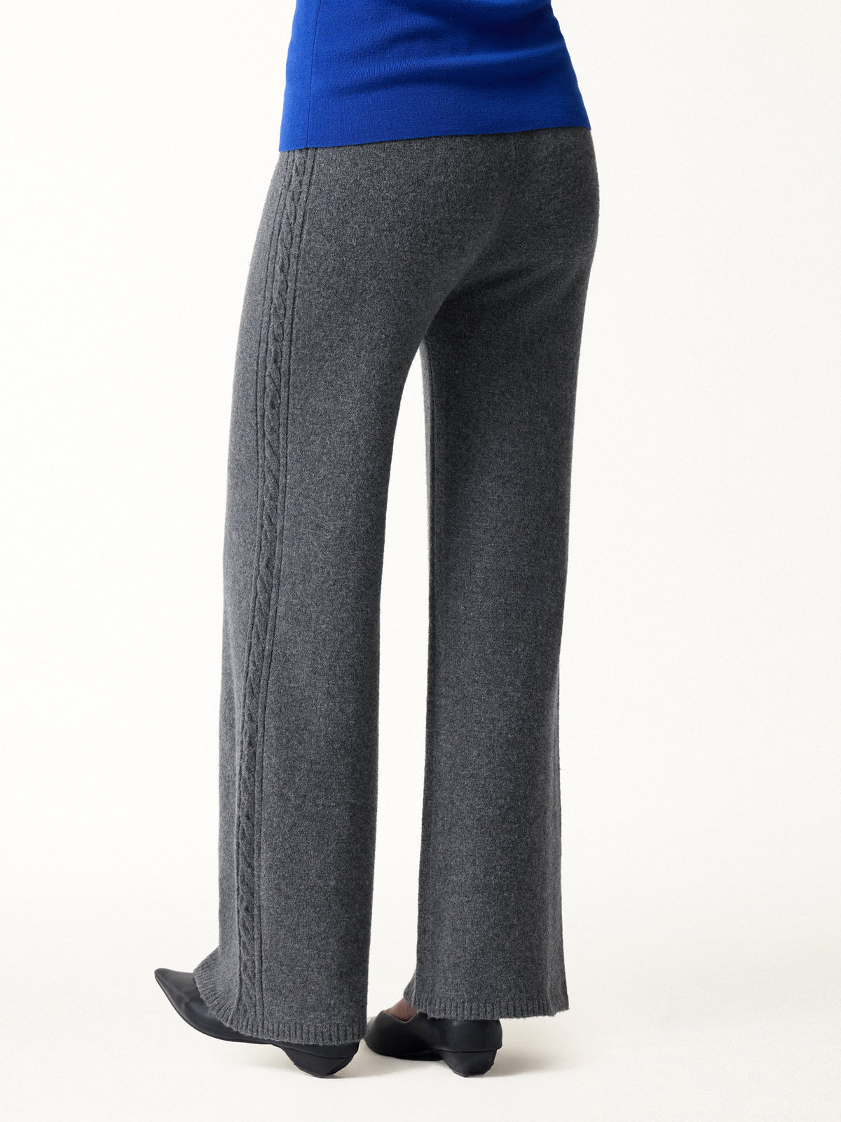 Merino-Blend Drawstring Straight-Leg Knit Pants — original photo 4