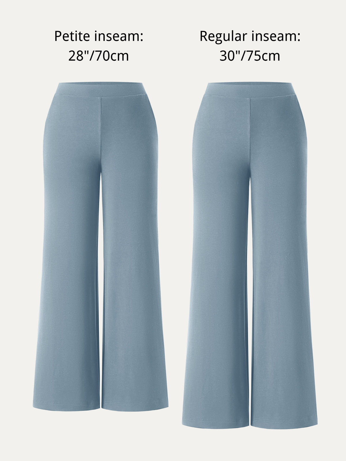 Lyocell Wool Mid Rise Wide Leg Pull-on Pant with Pockets — original photo 10