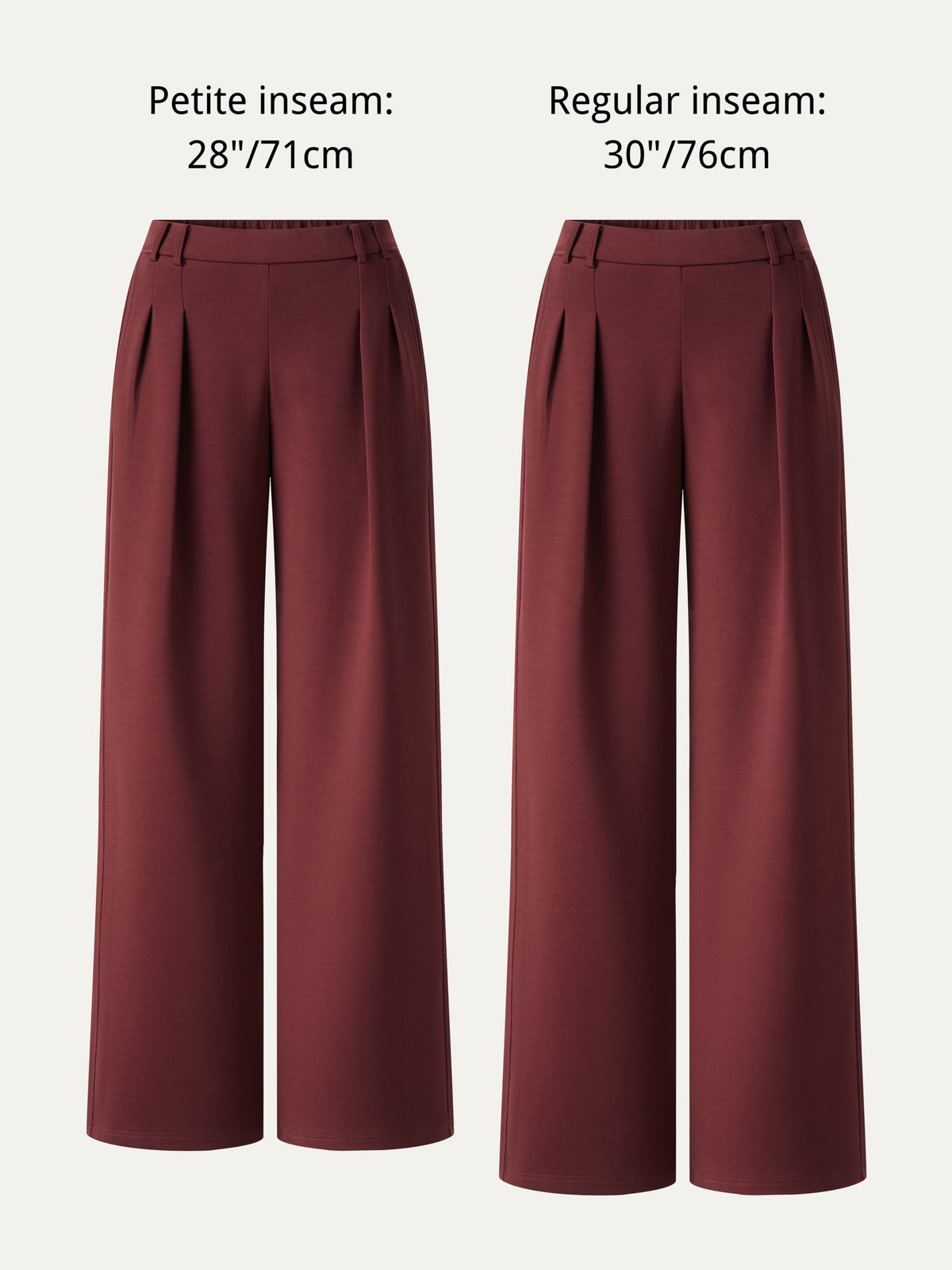 Lyocell Spacer Knit High-Rise Wide-Leg Tuck Pants with Pockets — original photo 9