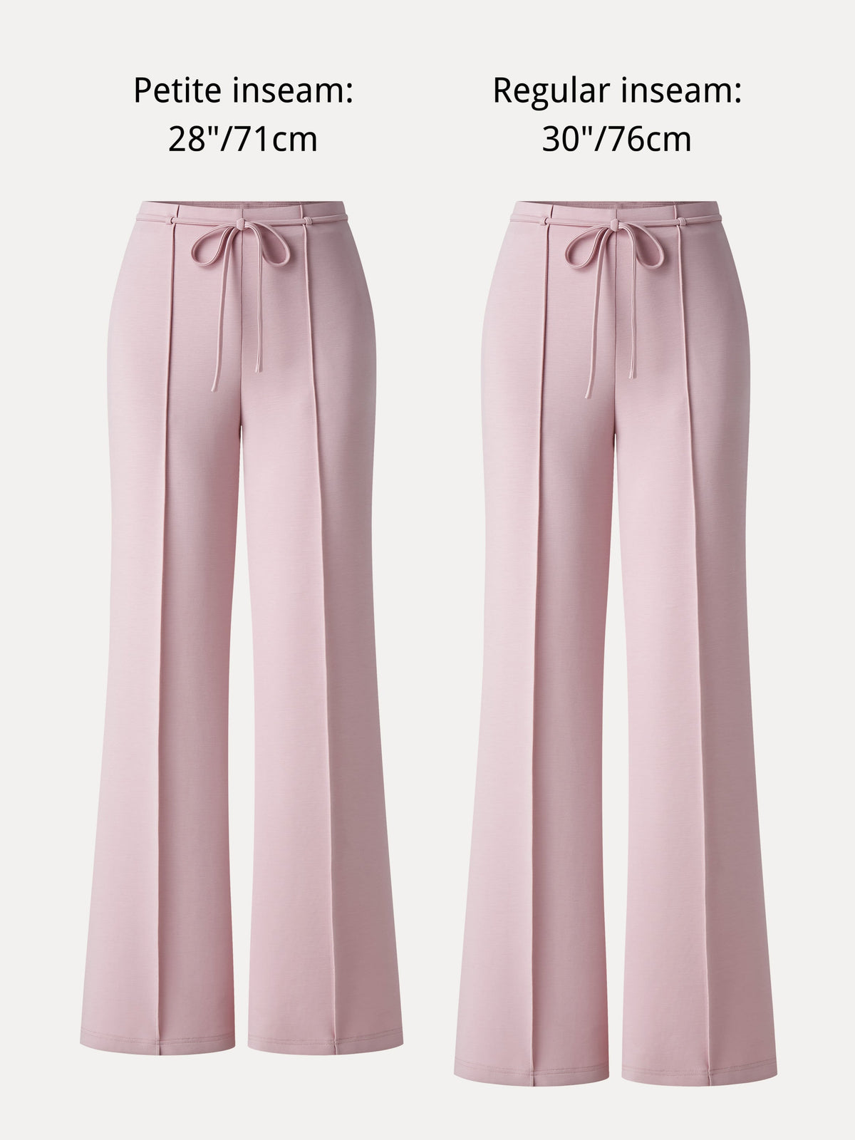 Lyocell Spacer Knit High-Rise Flare Pants with Pockets — original photo 9