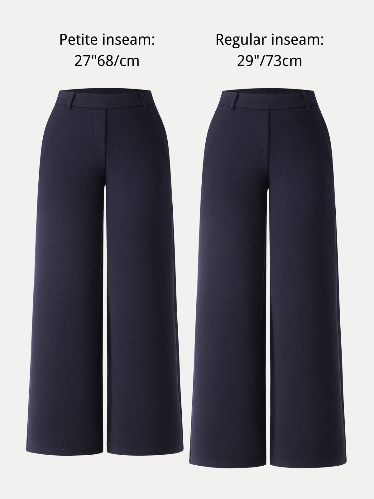 FuzzLuxe Mid-Rise Straight-Leg Pants with Pockets — original photo 7