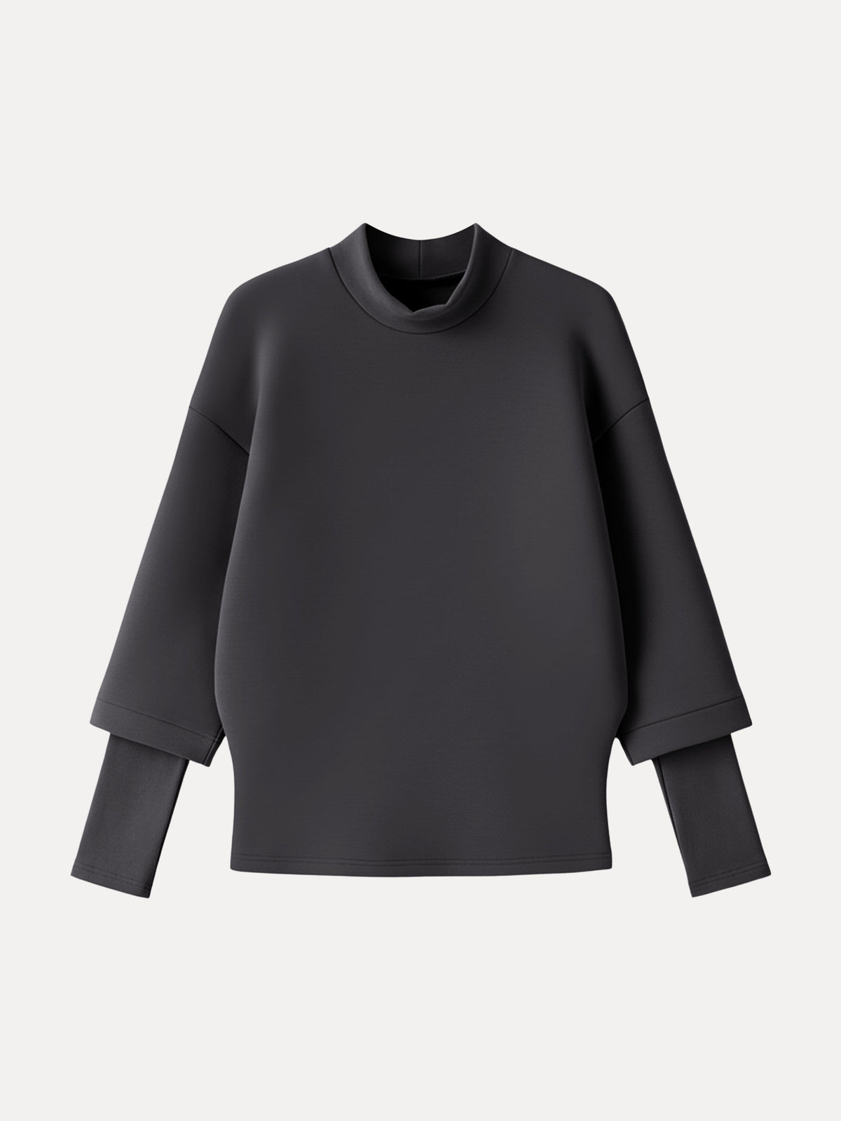 FuzzLuxe Mockneck Sleeve-Warmer Top — original photo 11