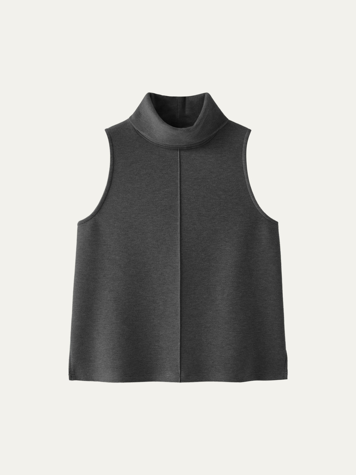 Turtle Neck Split Hem Top — original photo 13