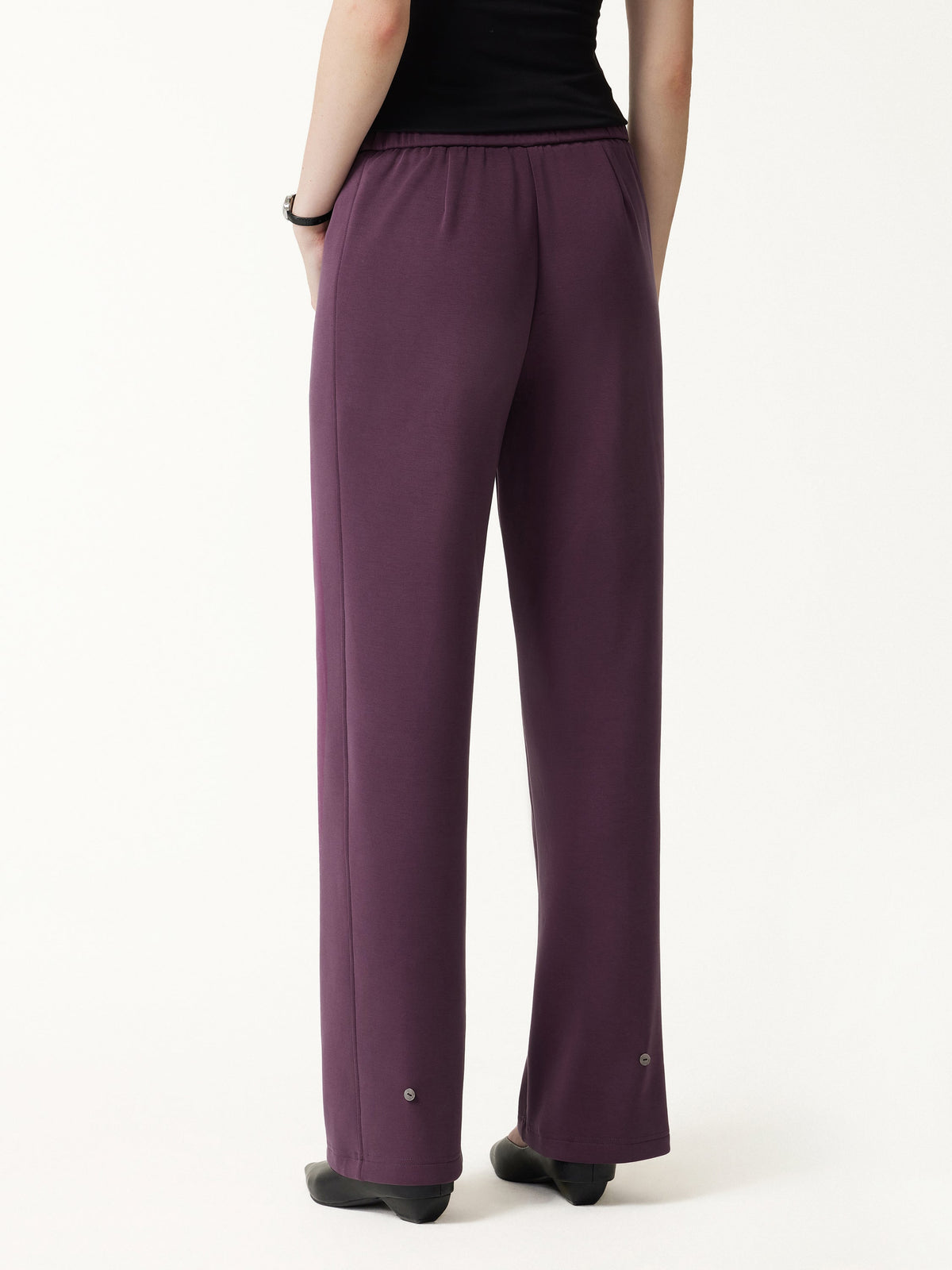 ProWarm Stretch Ponte High-Rise Straight-Leg Pants with Pockets — original photo 5