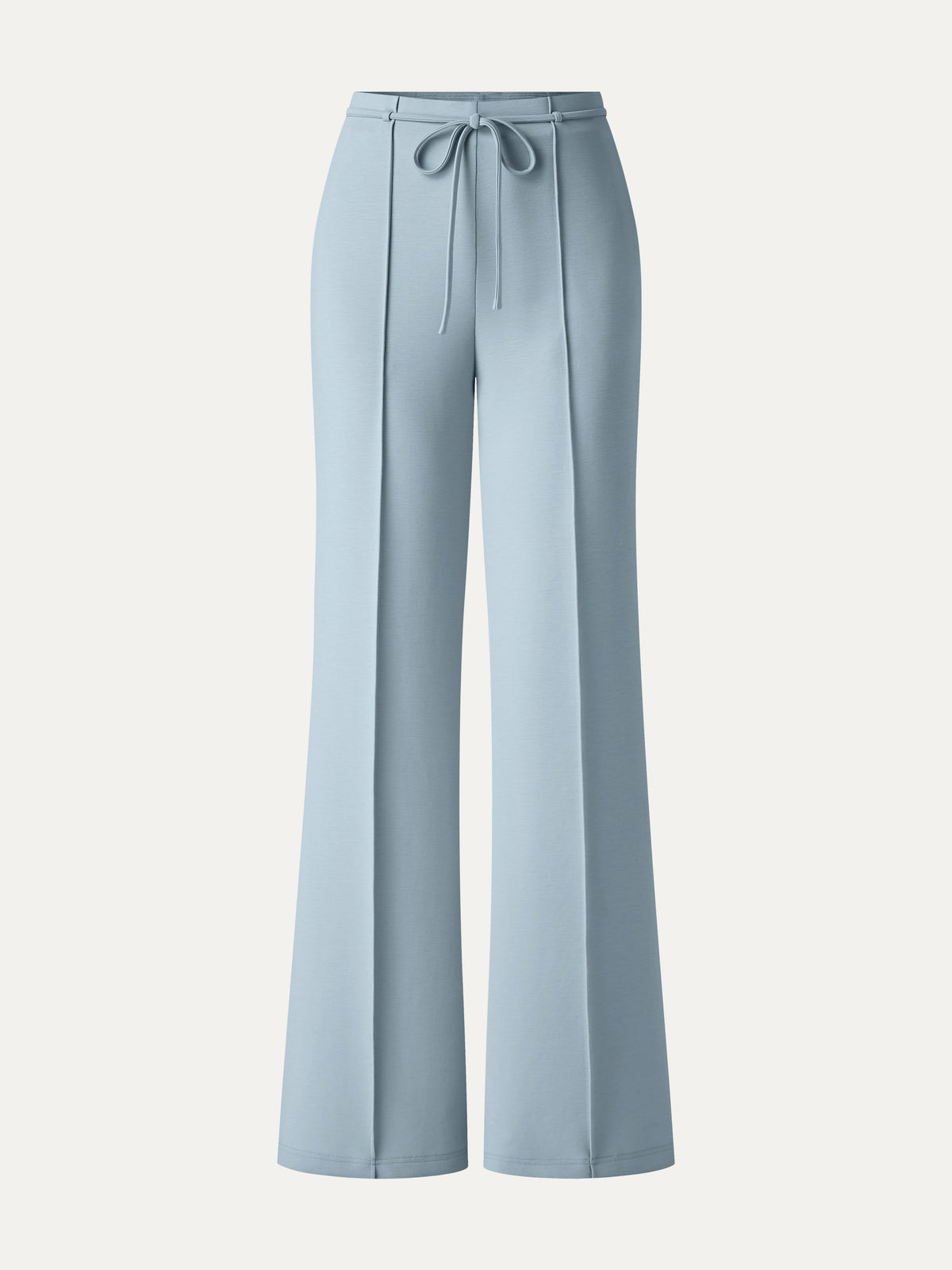 Lyocell Spacer Knit High-Rise Flare Pants with Pockets — original photo 16