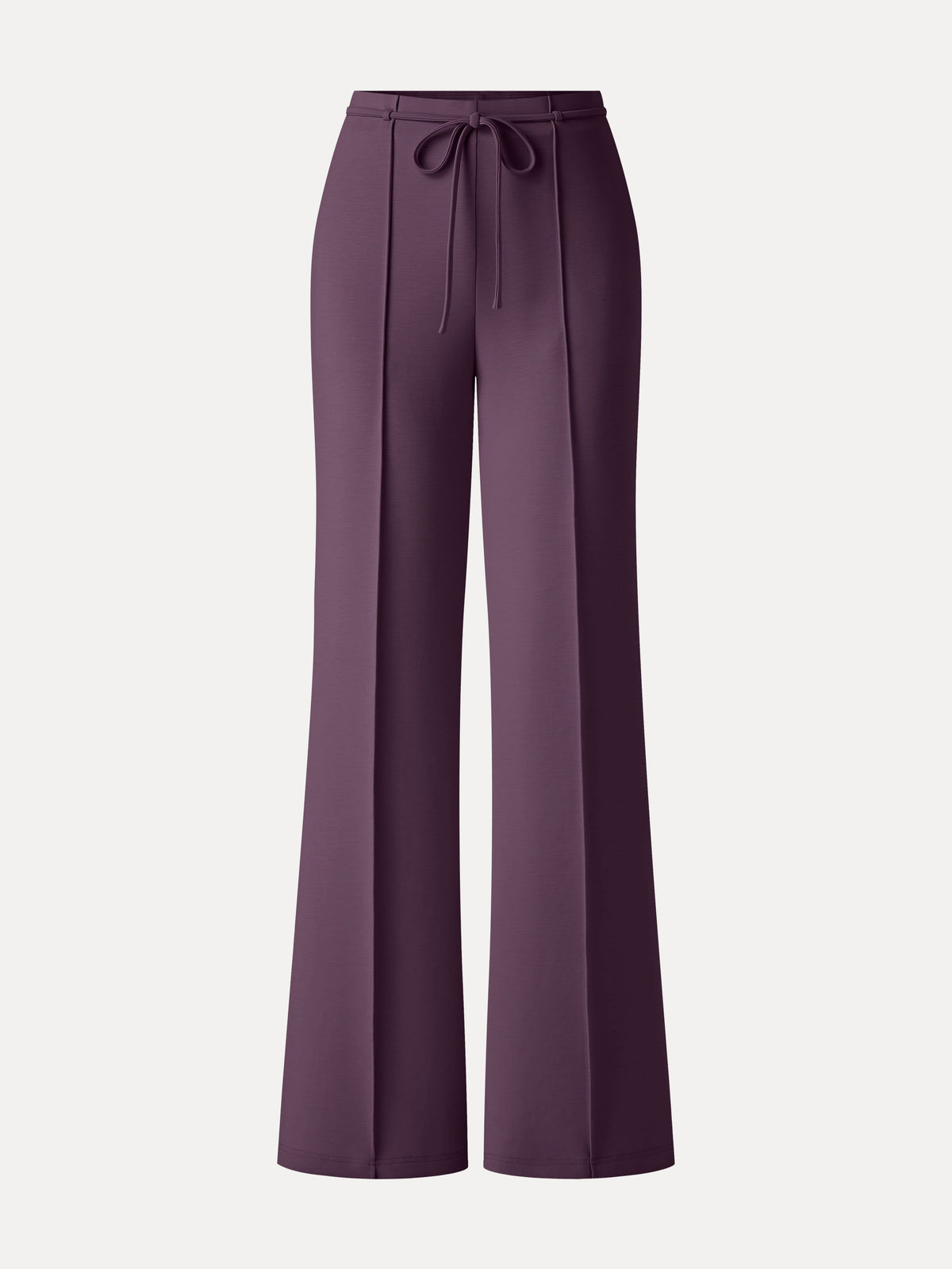 Lyocell Spacer Knit High-Rise Flare Pants with Pockets — original photo 13