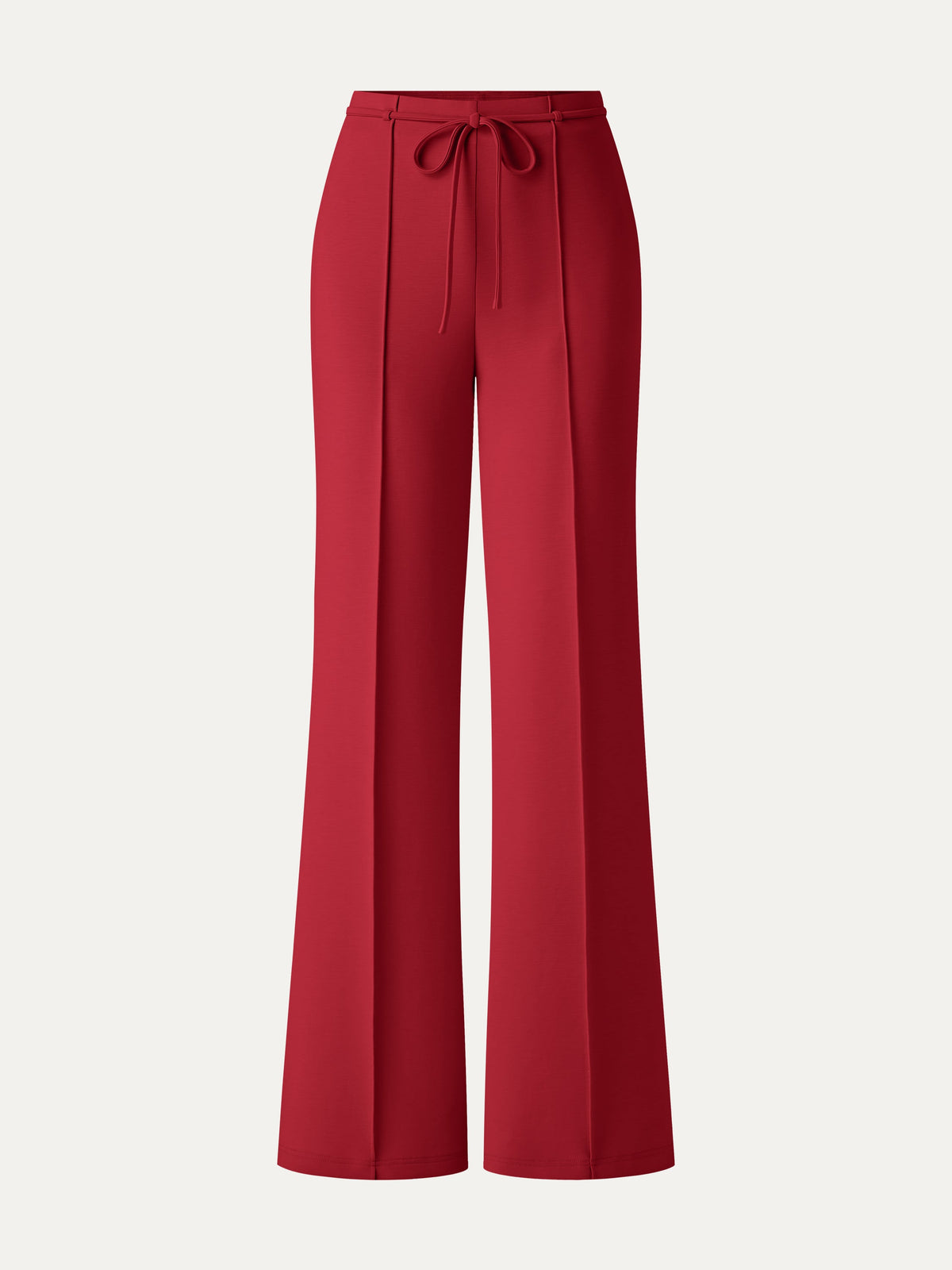Lyocell Spacer Knit High-Rise Flare Pants with Pockets — original photo 14