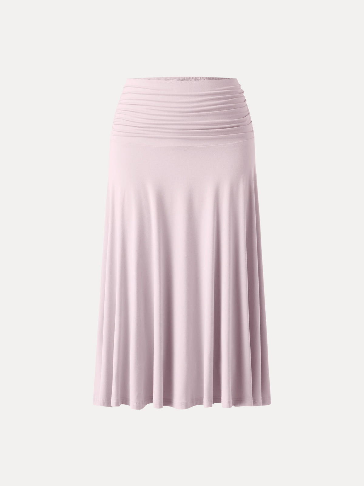 Flowy Side Ruched A-line Midi Skirt — original photo 9