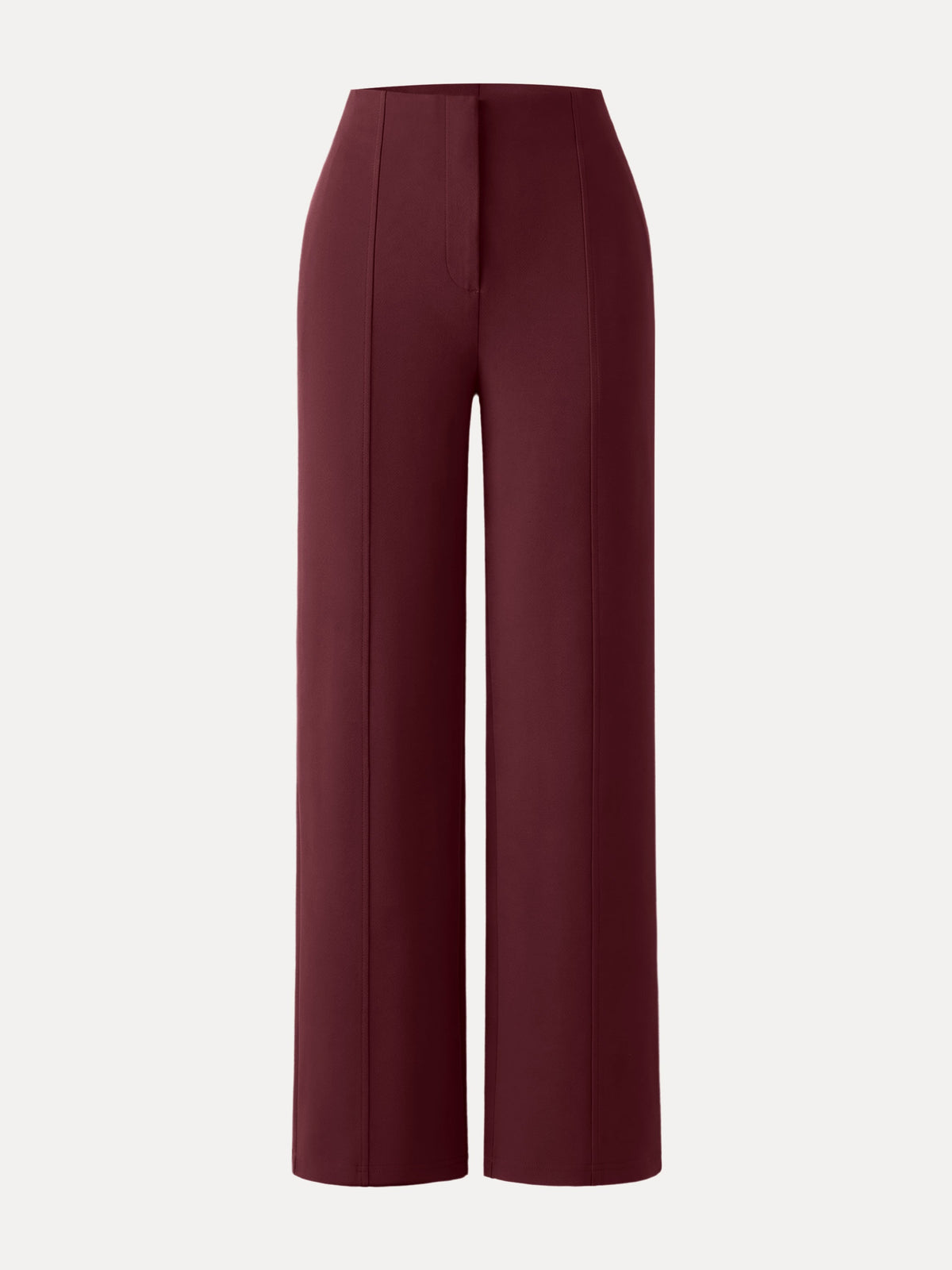 Ponte High-Rise Straight-Leg Pants with Pockets — original photo 12