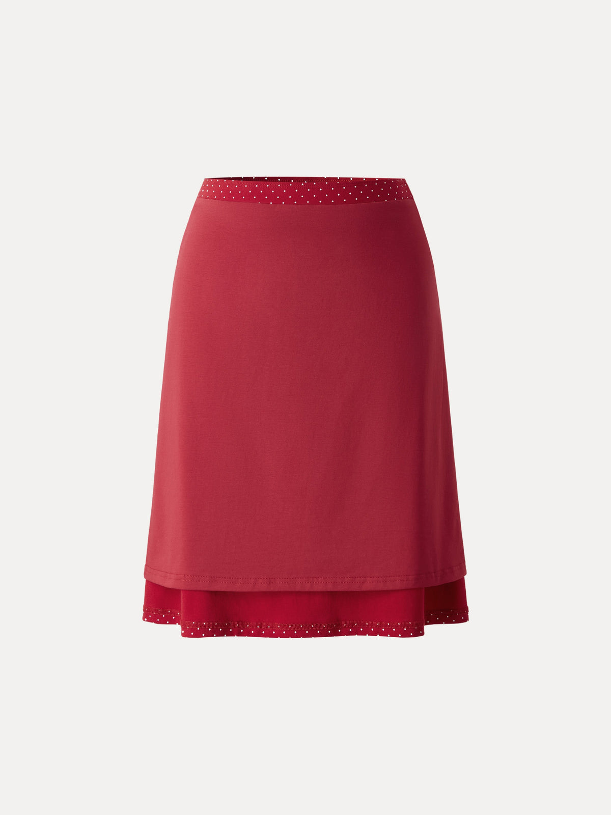 Stretch Cotton Polka Dot A-Line Flare Skirt Limited Edition — original photo 6