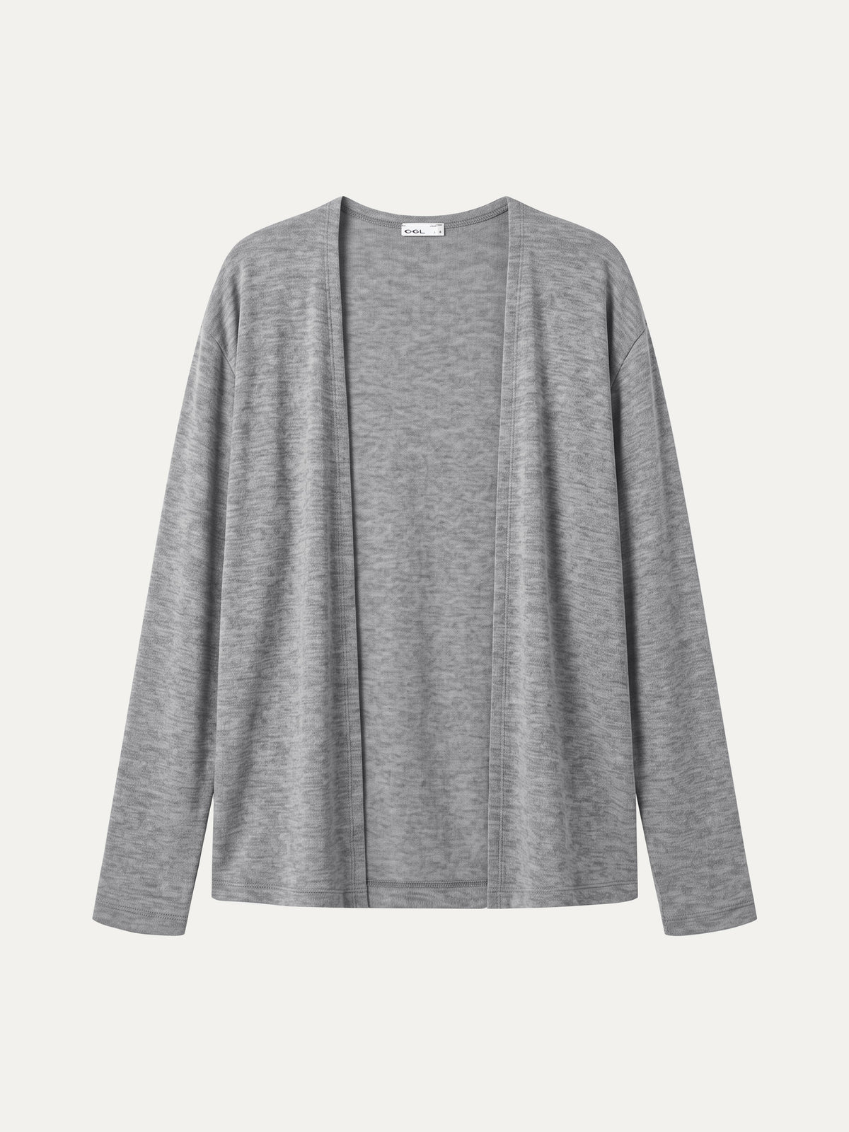 LiteWarm Premium Lyocell-Wool Open-Front Long Sleeve Cardigan — original photo 9