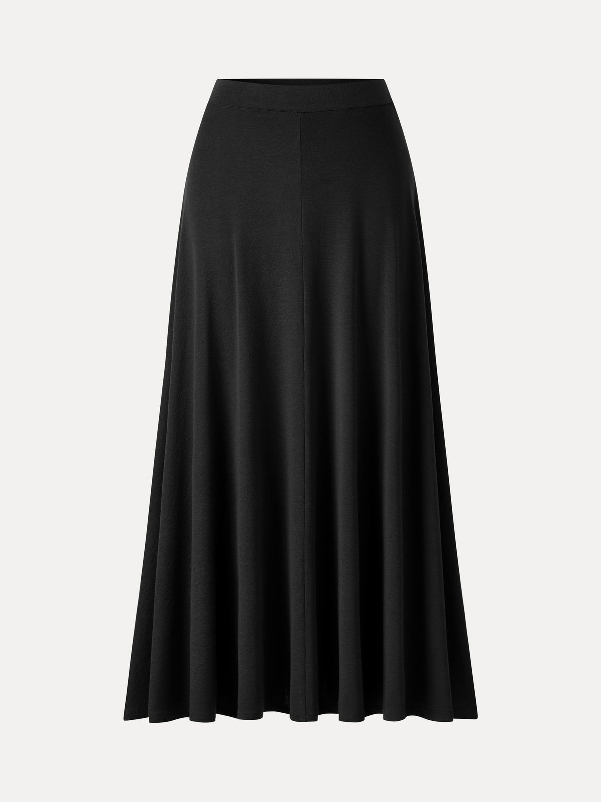 LiteWarm Lyocell-Cashmere Blend Mid-Rise Umbrella Maxi Skirt — original photo 11