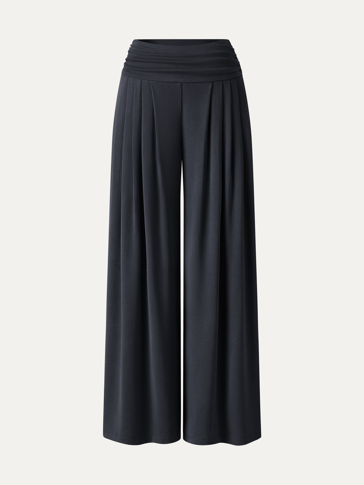 Sandwashed Super Flowy Tucked Palazzo Pant with Pockets — original photo 11