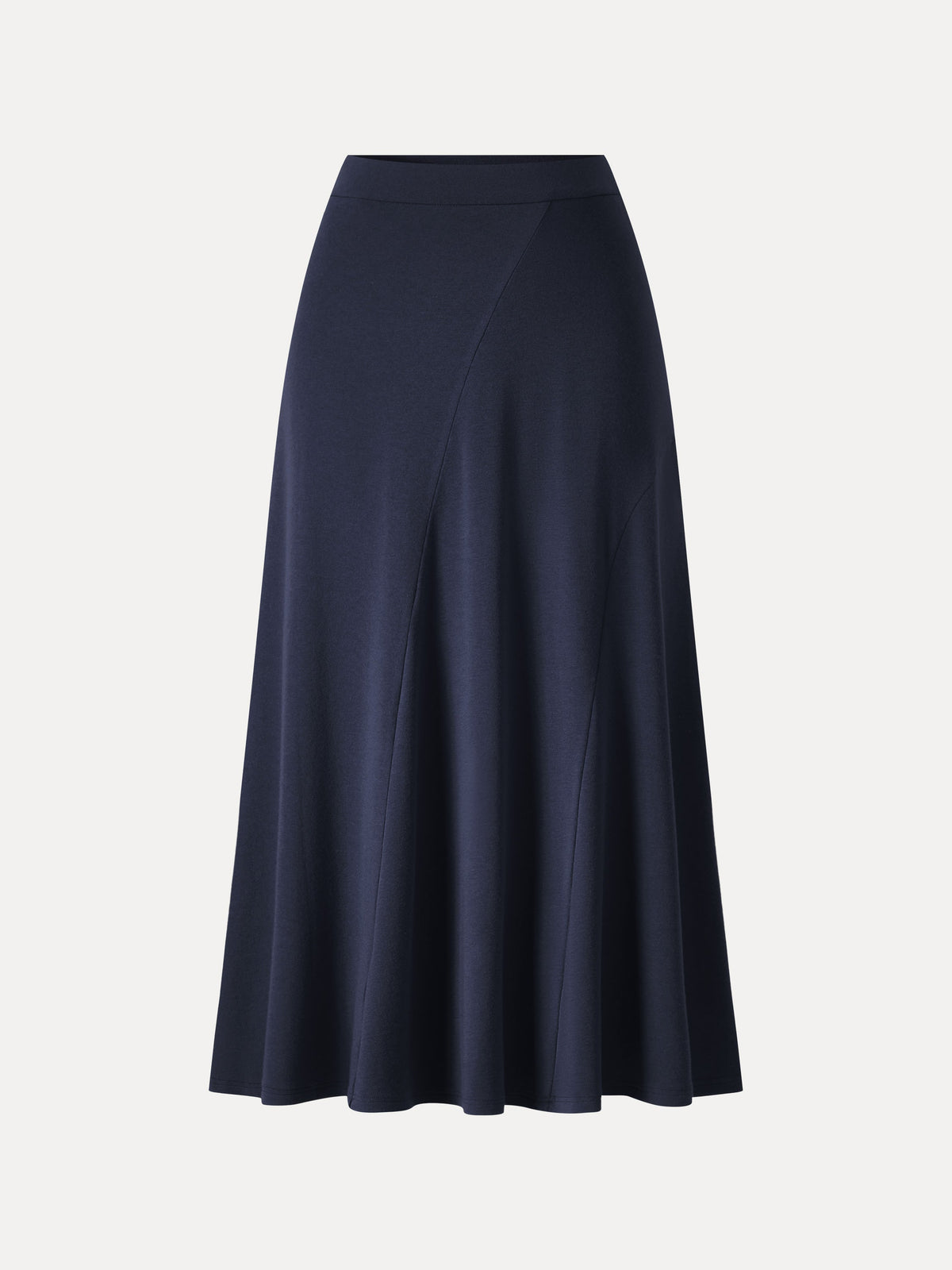 LiteWarm High-Rise Curved-Seam A-Line Midi Skirt — original photo 8