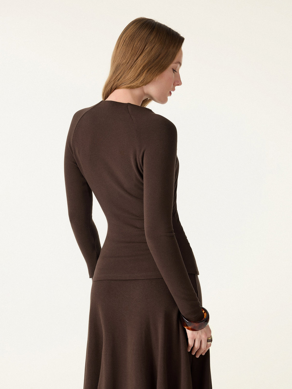 ProWarm Surplice Long Sleeve Ruched Top — original photo 4