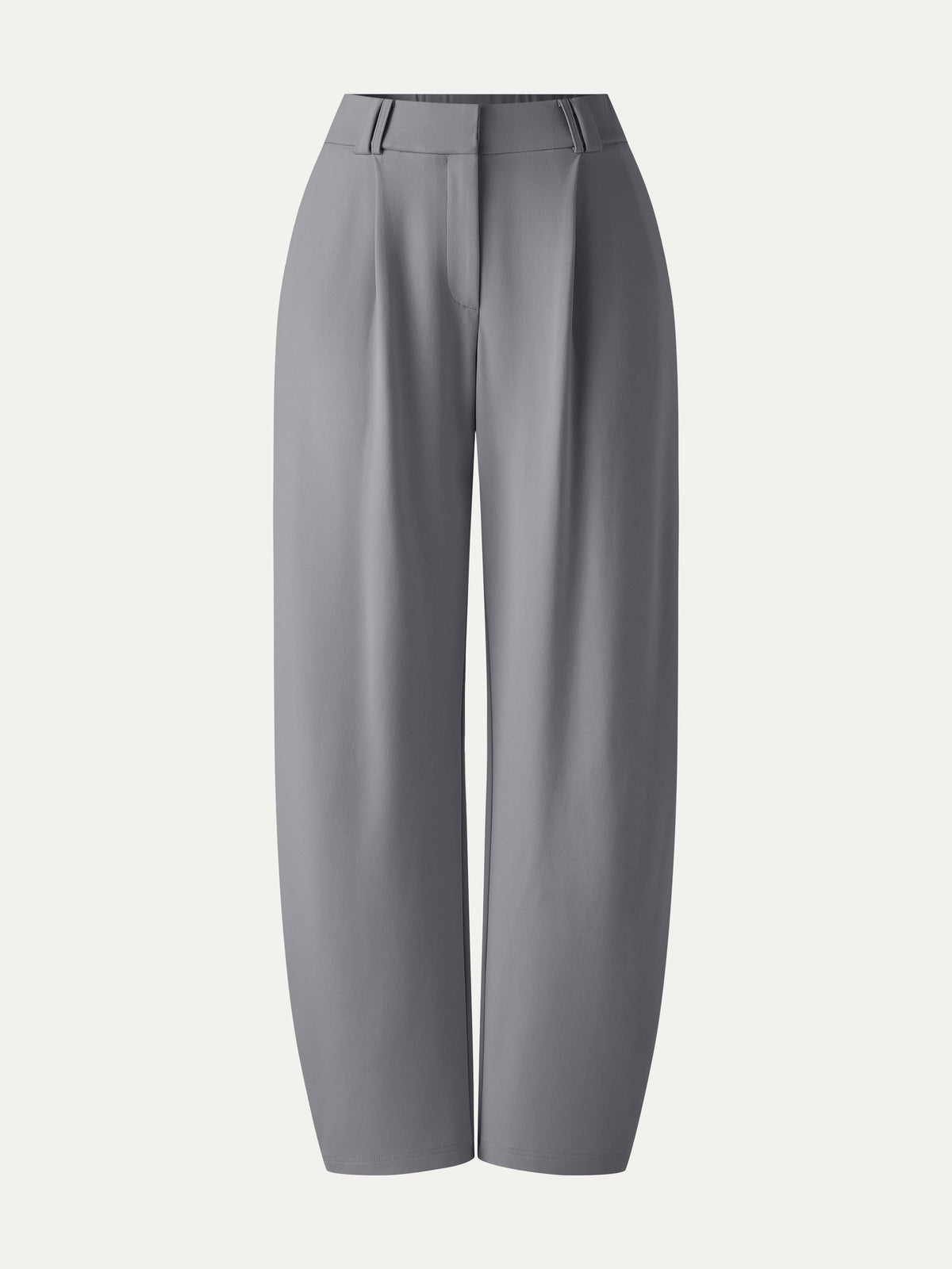 CoolTouch Stretch Ponte High Rise Cropped Barrel Pants — original photo 10