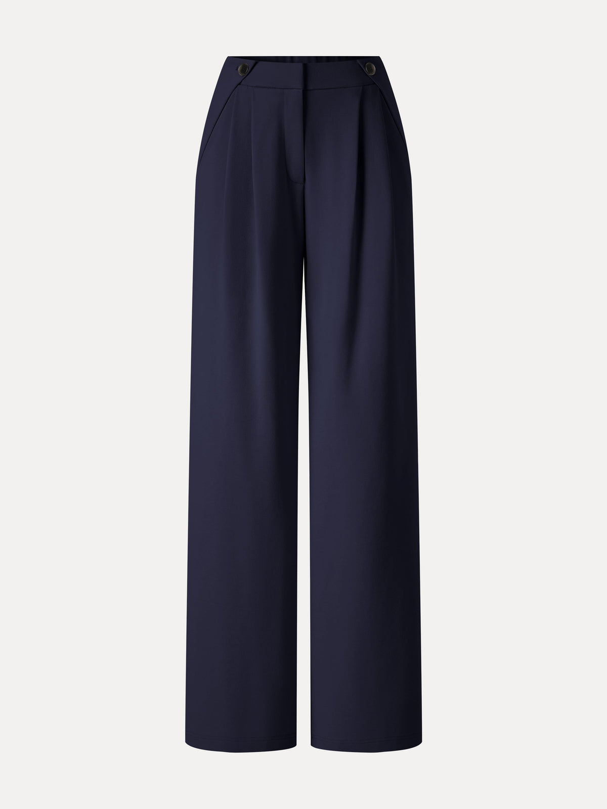 Ponte High-Rise Wide-Leg Gusset Pants with Pockets — original photo 11