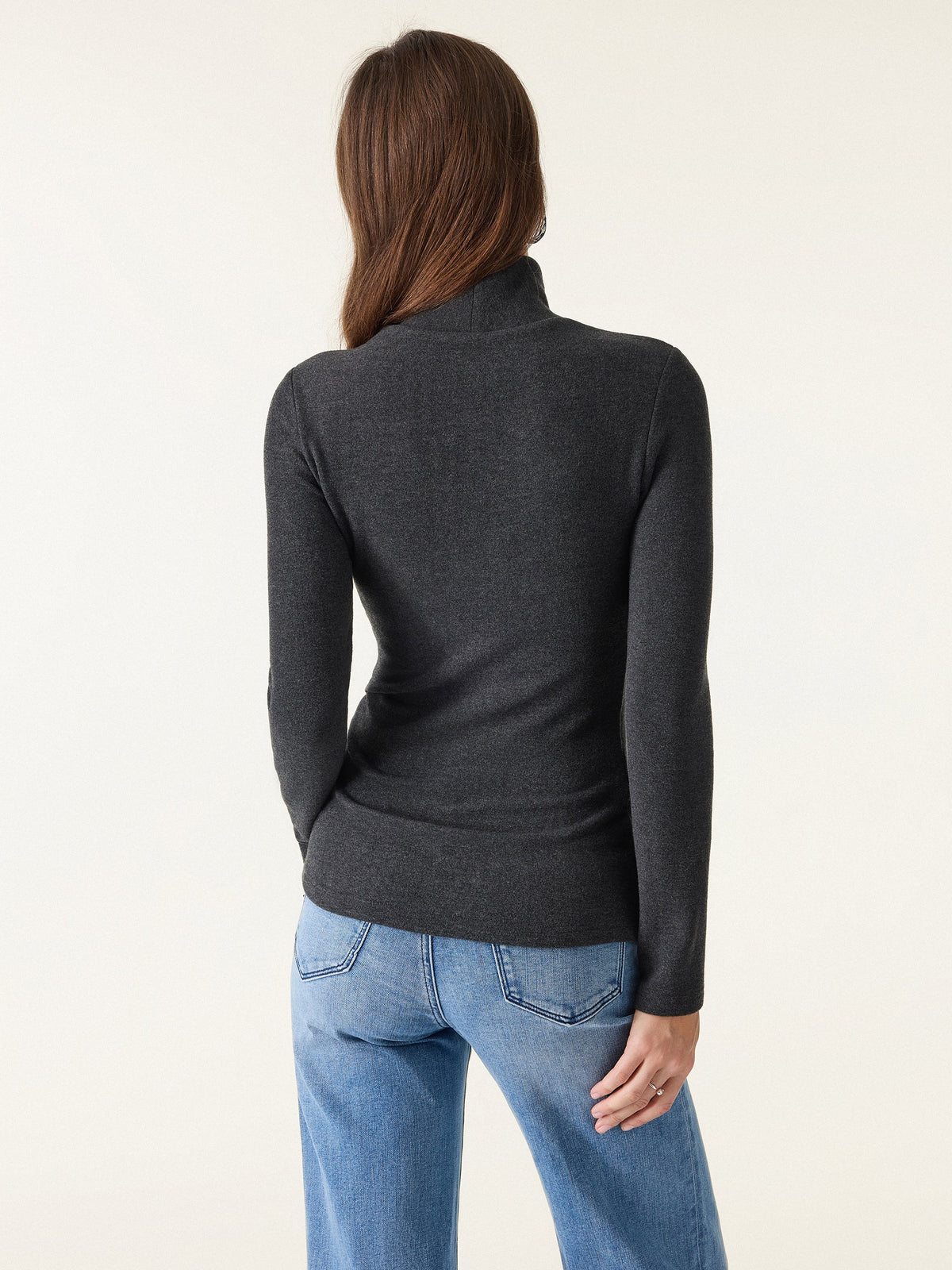 MaxWarm Turtleneck Long Sleeve Built-In Bra Top — original photo 4