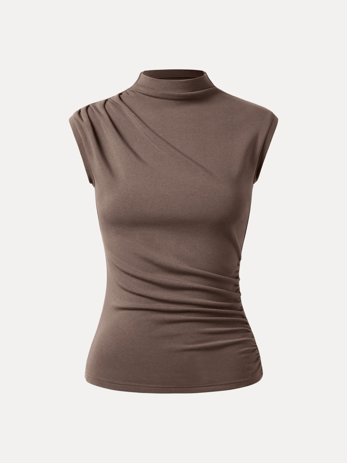 ProWarm Mock Neck Sleeveless Ruched Top — original photo 7