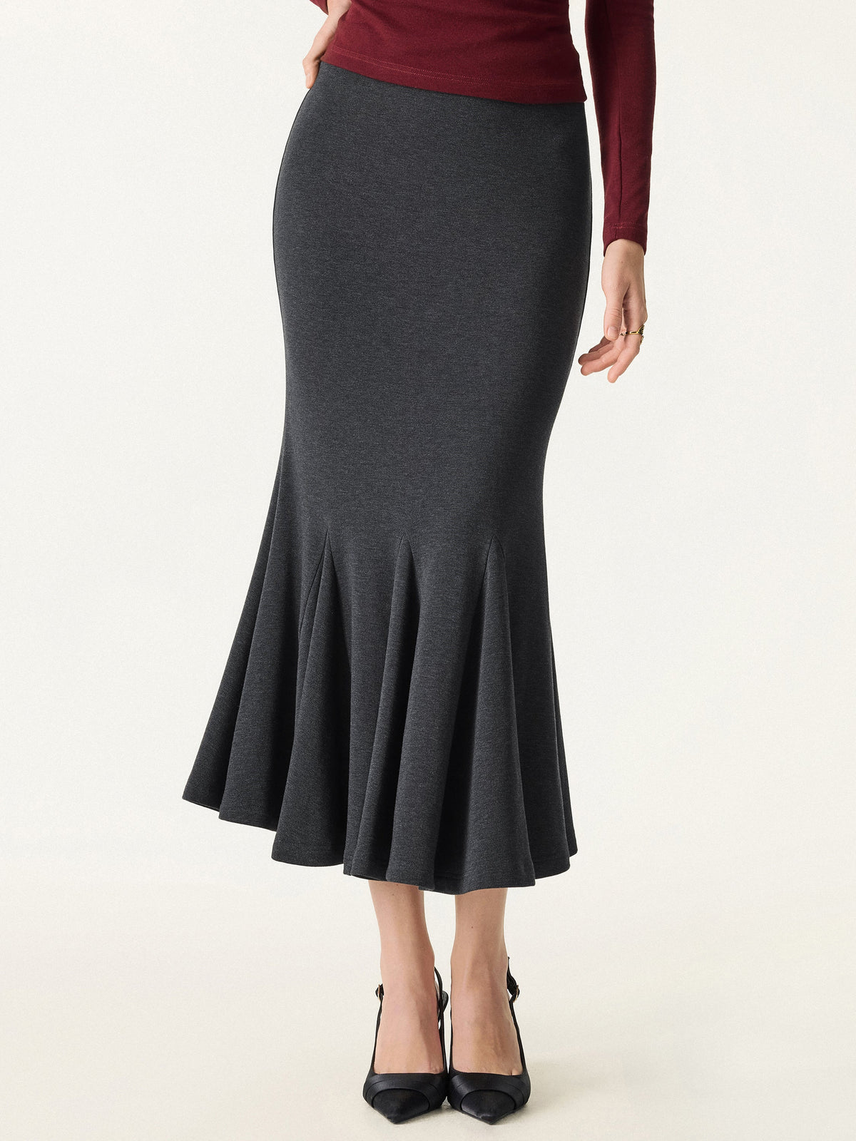 ProWarm High-Rise Mermaid Midi Skirt — original photo 3