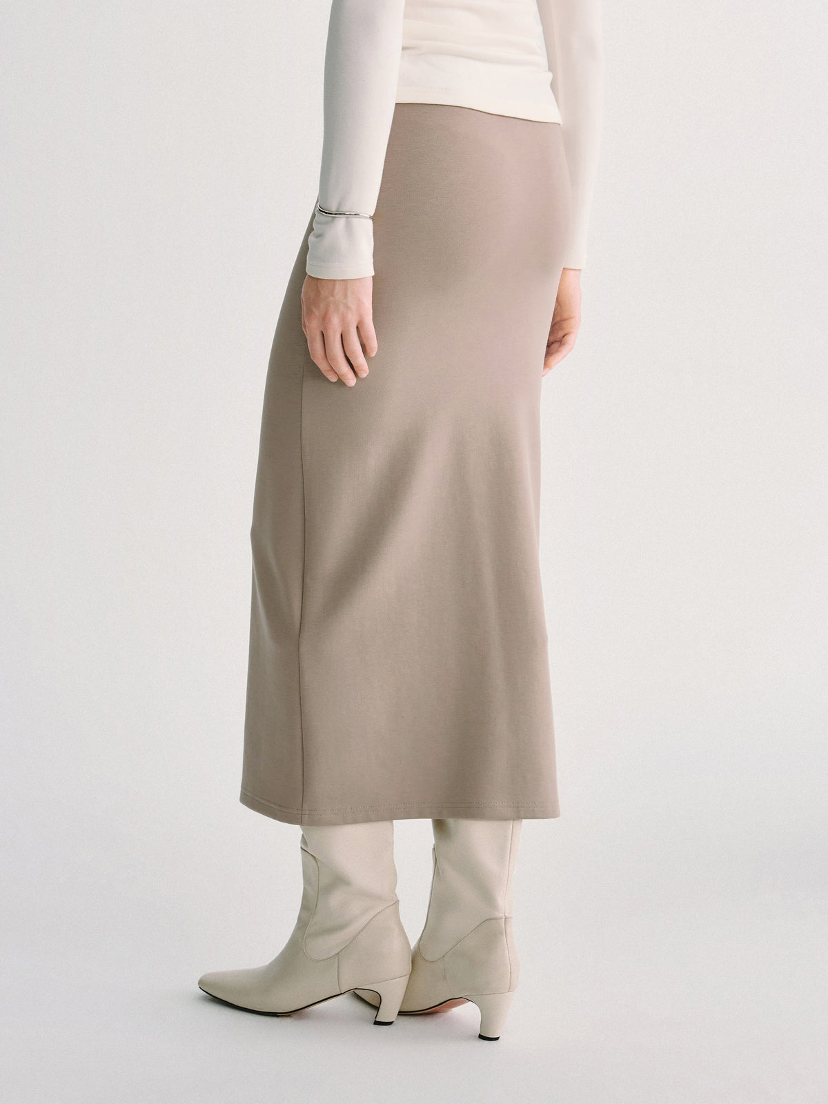MaxWarm Ruched Side Pencil Maxi Skirt — original photo 4