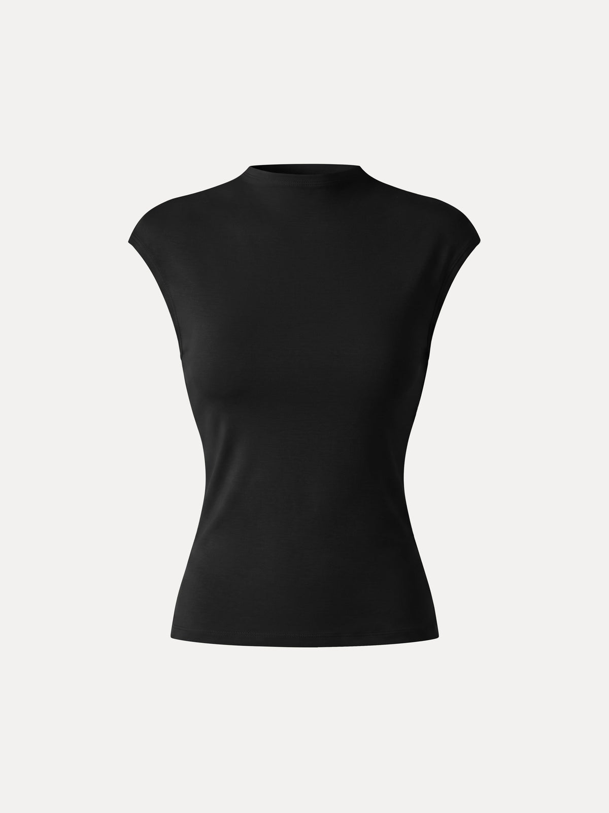 LiteWarm Lyocell-Wool Mock Neck Sleeveless Top — original photo 13