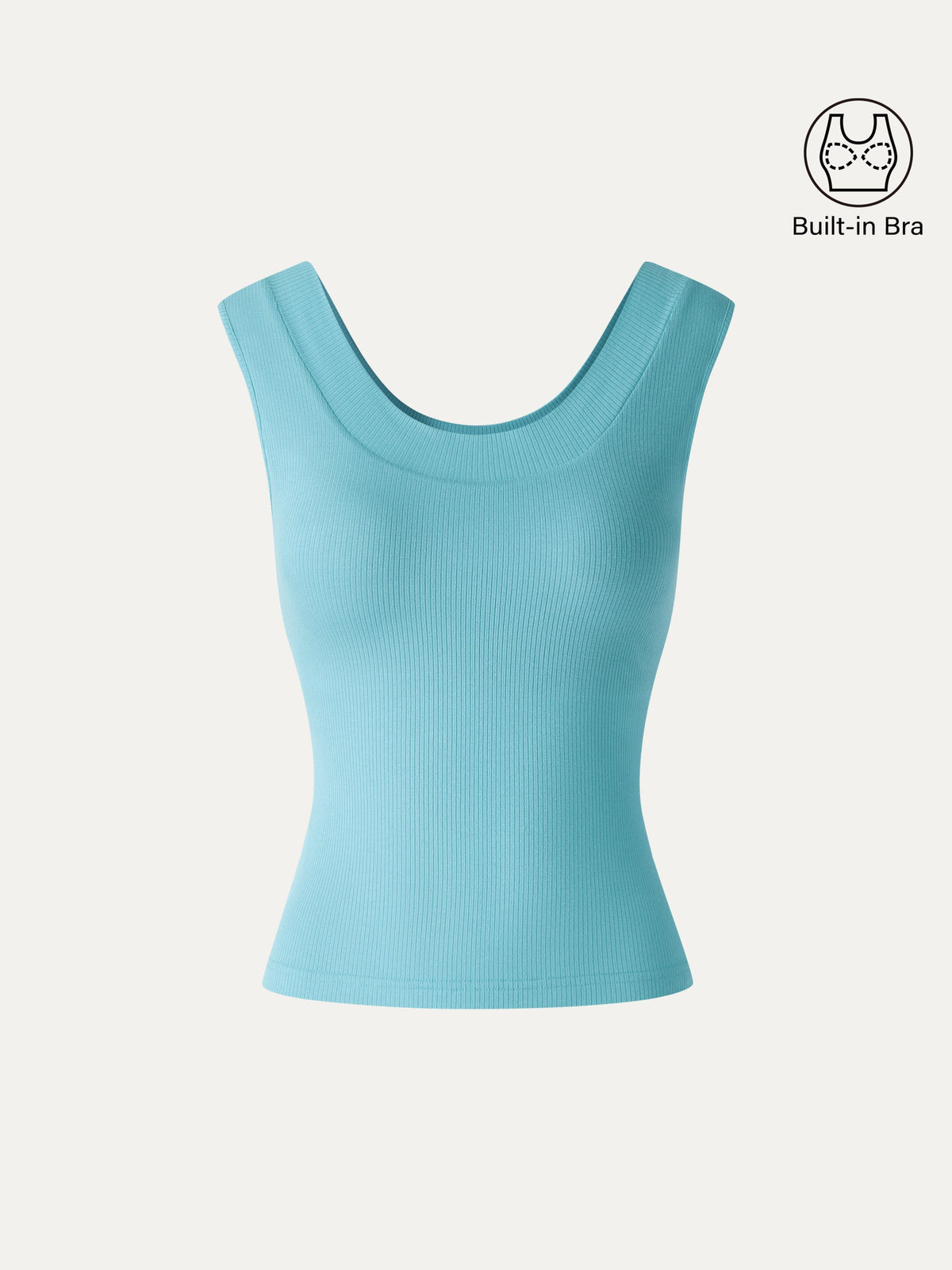CoolTouch U-Neck Built-In Bra Tank — original photo 8