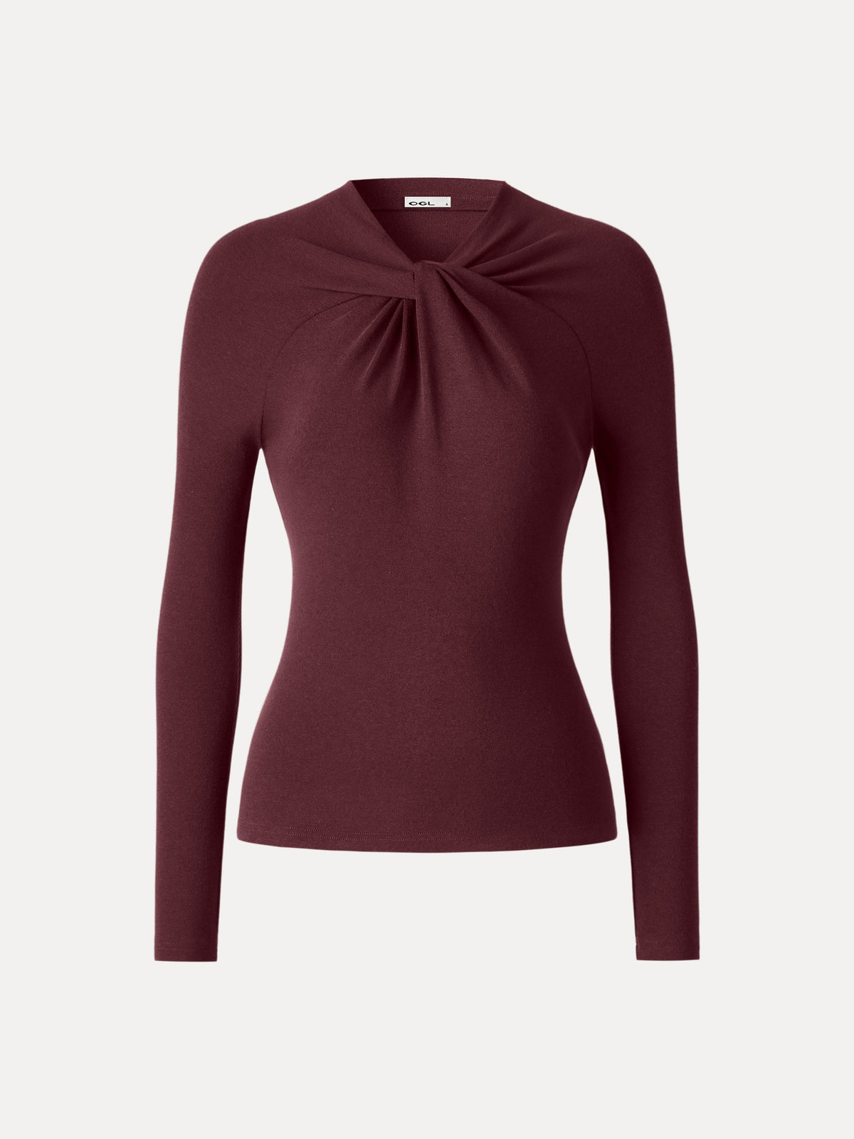 LiteWarm Twisted V-Neck Long Sleeve Top — original photo 12