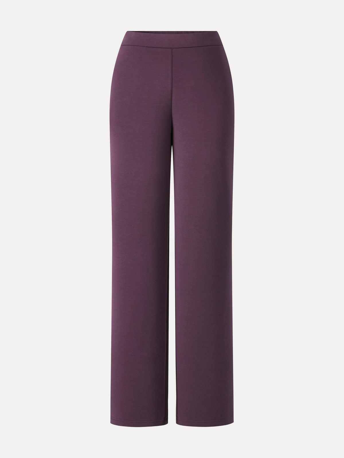 MaxWarm Modal Stretch Fleece High-Rise Straight-Leg Pants with Pockets — original photo 7