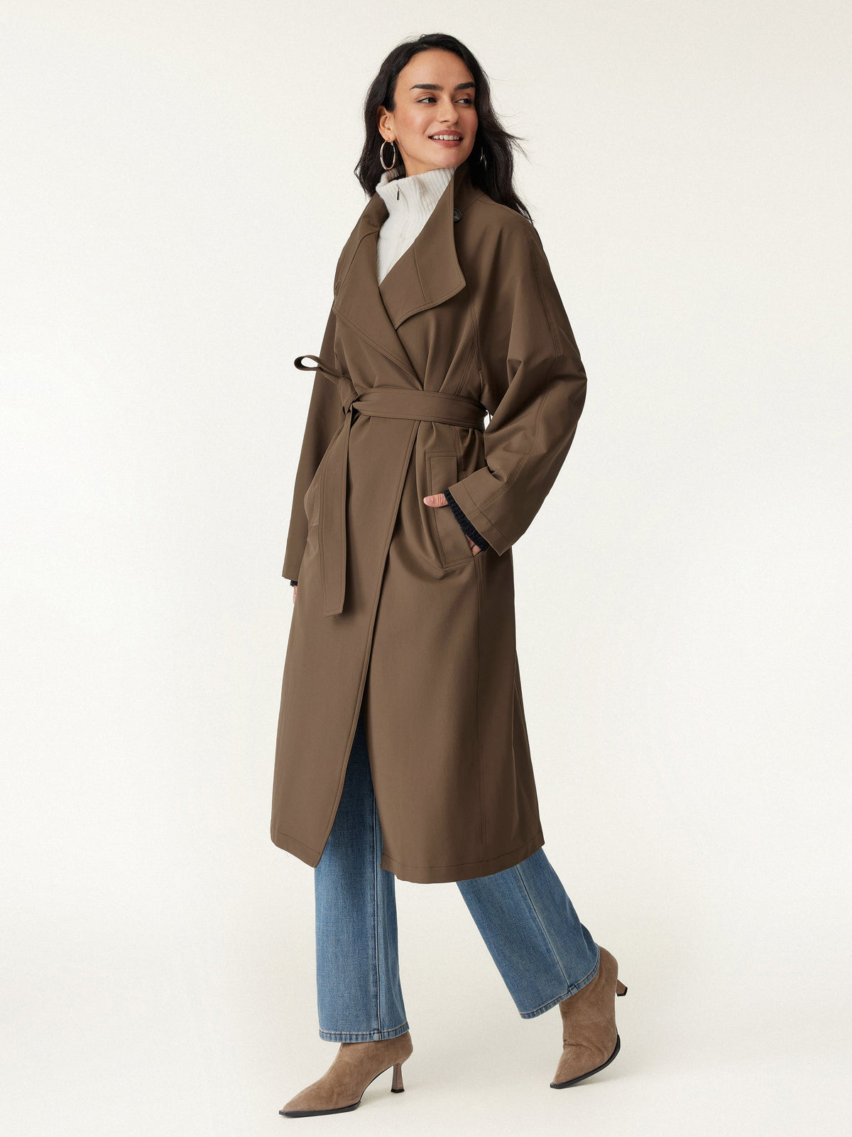 Waterproof Belted Trench Coat — original photo 4