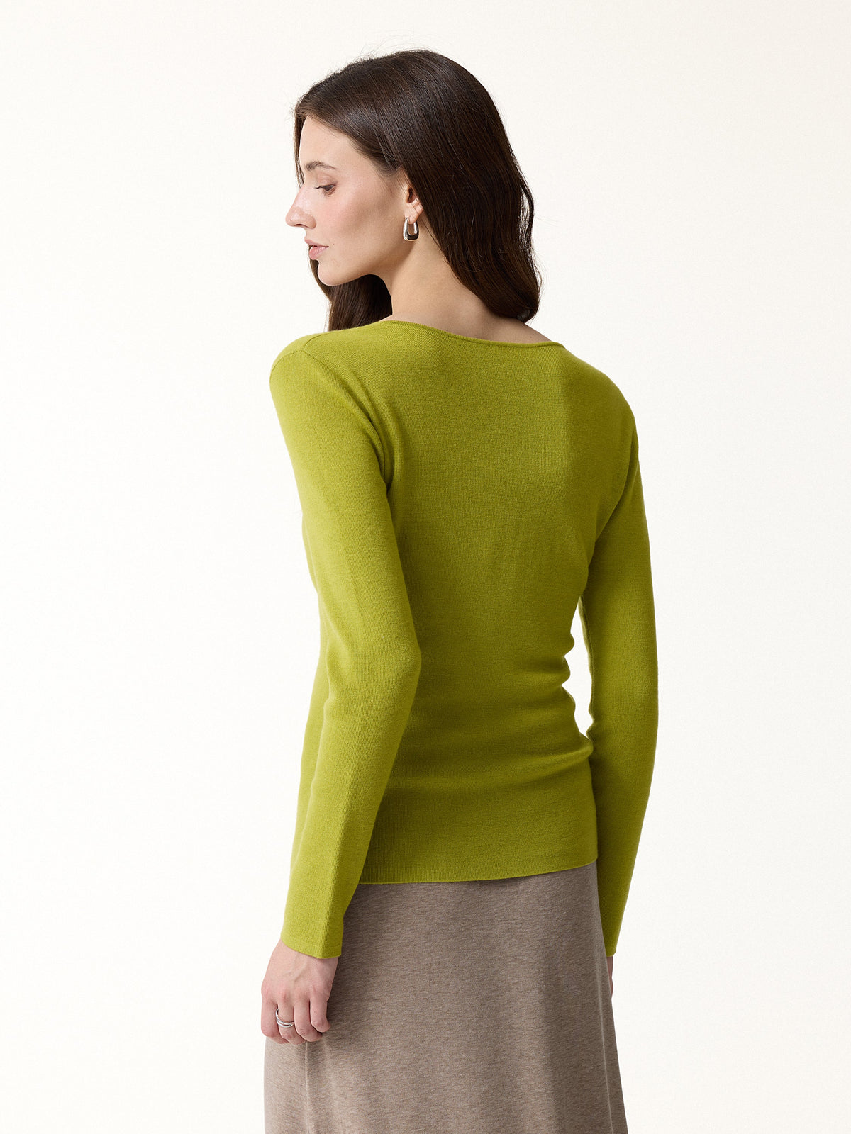 The Everyday V-Neck Merino-Blend Sweater — original photo 5