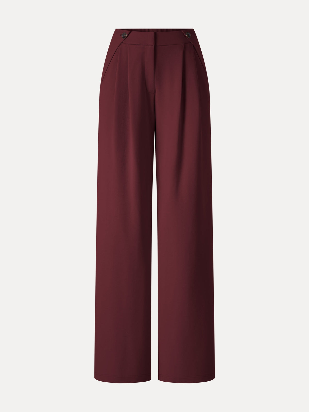 Ponte High-Rise Wide-Leg Gusset Pants with Pockets — original photo 10