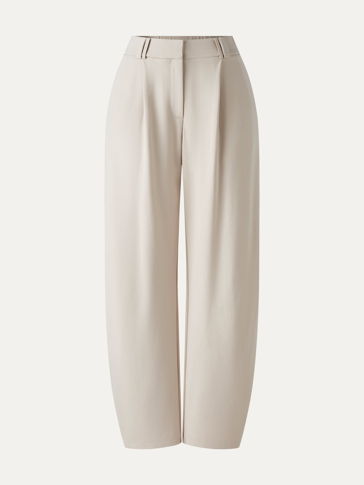 CoolTouch Stretch Ponte High Rise Cropped Barrel Pants — original photo 8