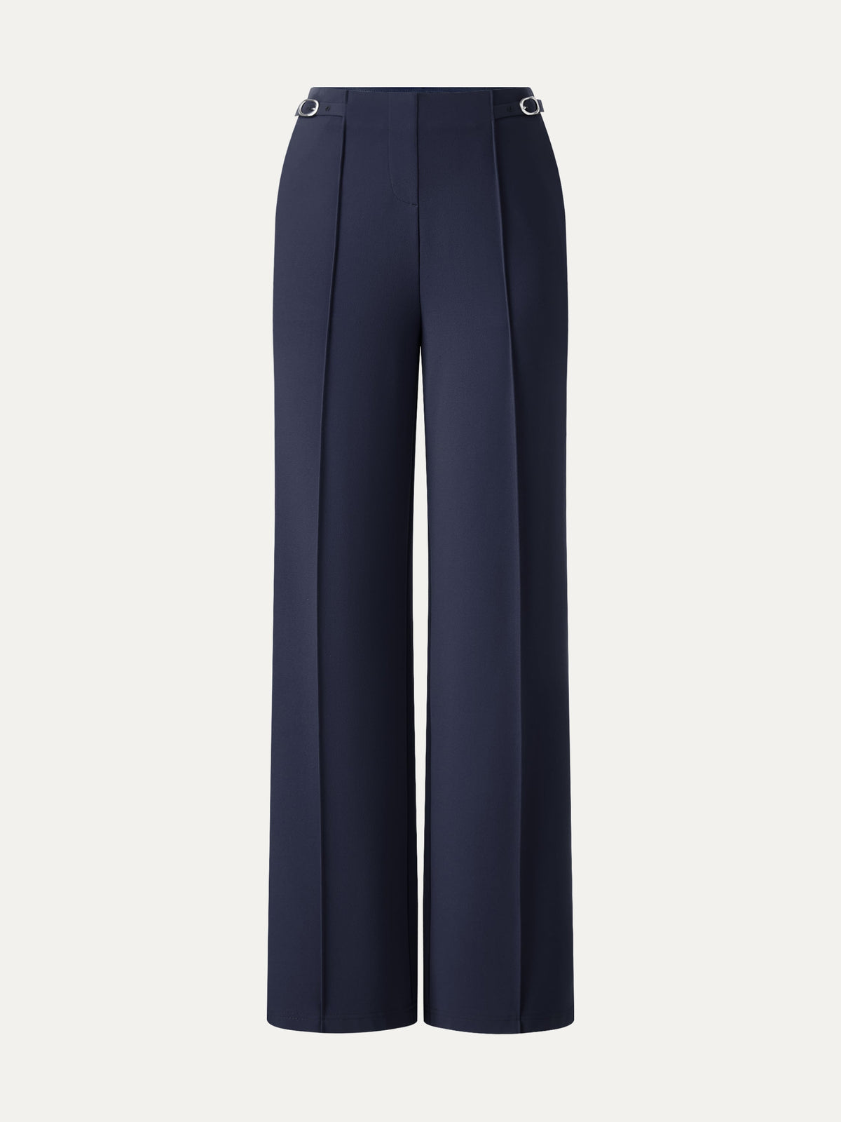 4-Way Stretch Drapey High Rise Wide Leg Ankled Pant — original photo 7