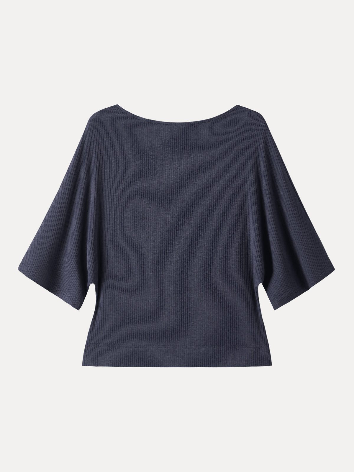 Soft Ribbed Boatneck Relaxed Top — original photo 7