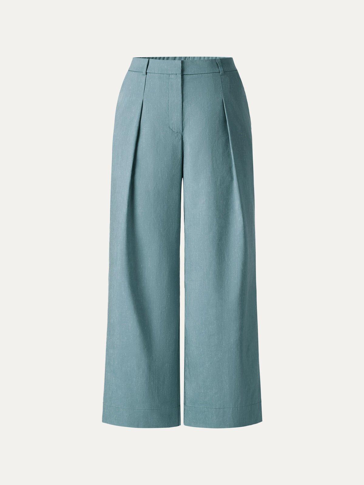 Linen Cropped Wide Leg Pants — original photo 9