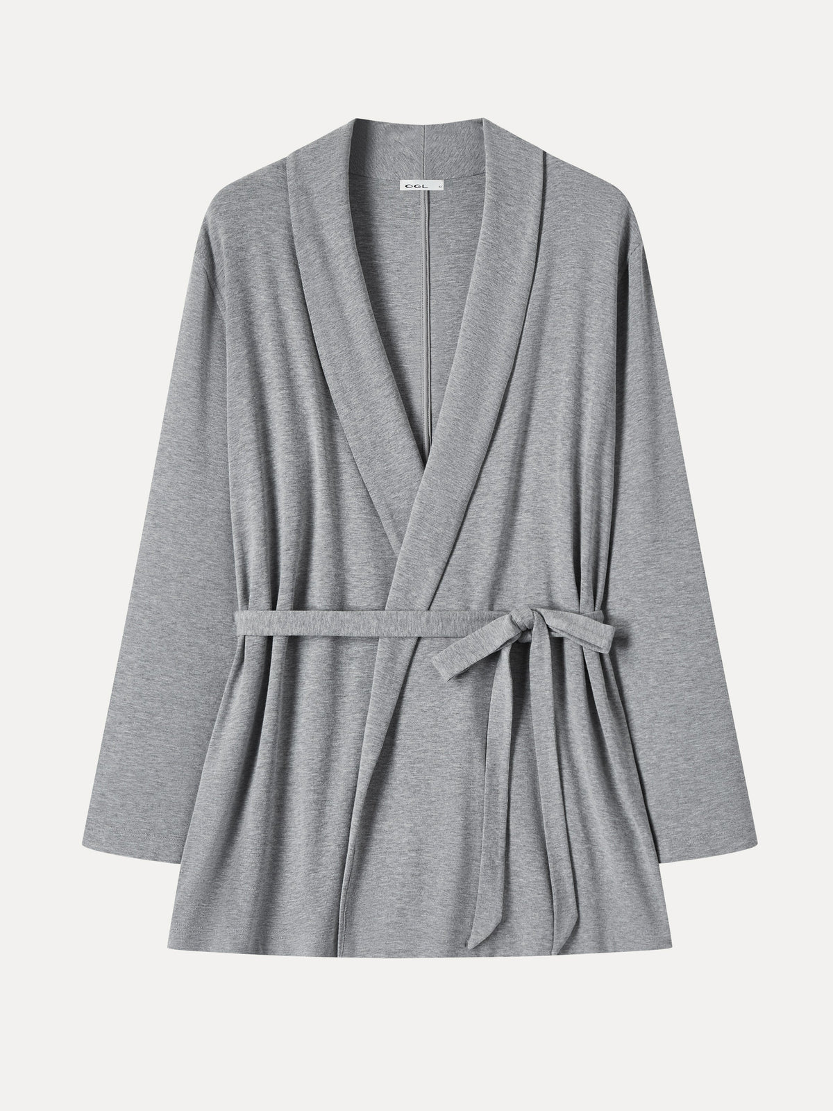 LiteWarm Lapel Long Sleeve Belted Cardigan — original photo 6