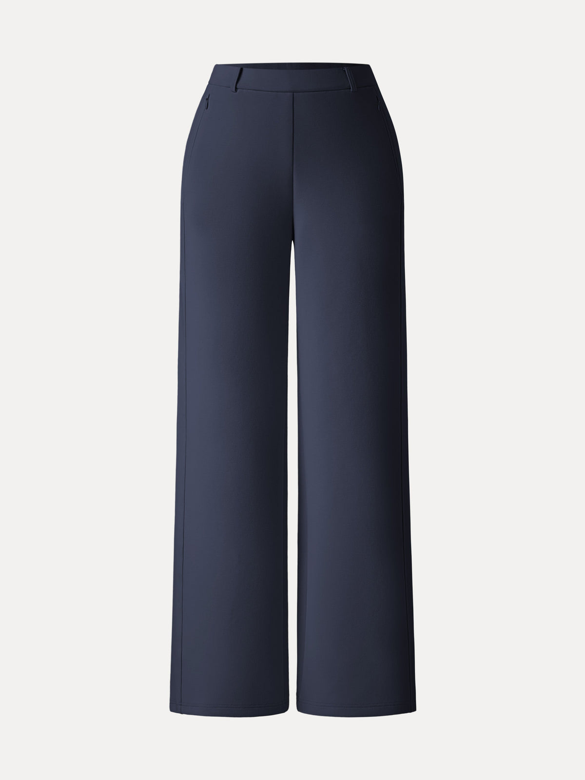 Stretch Cotton Blend Slimming High Rise Wide Leg Pants — original photo 6